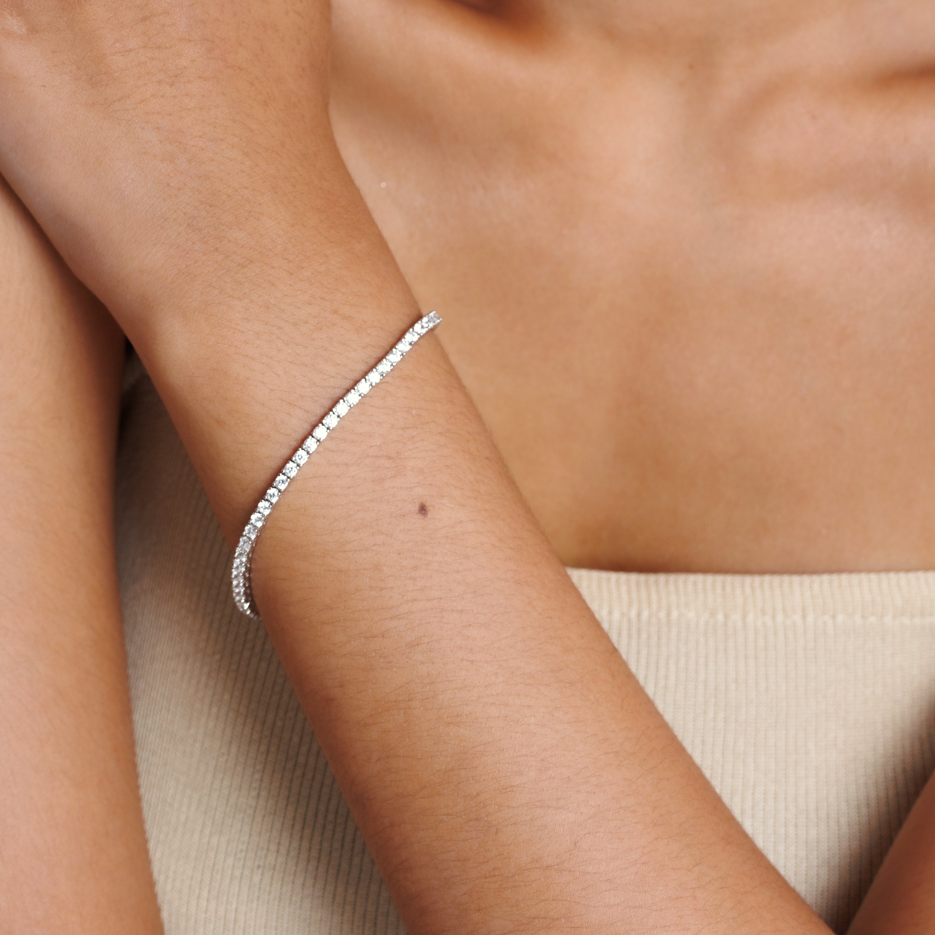 Adjustable Tennis Bracelet