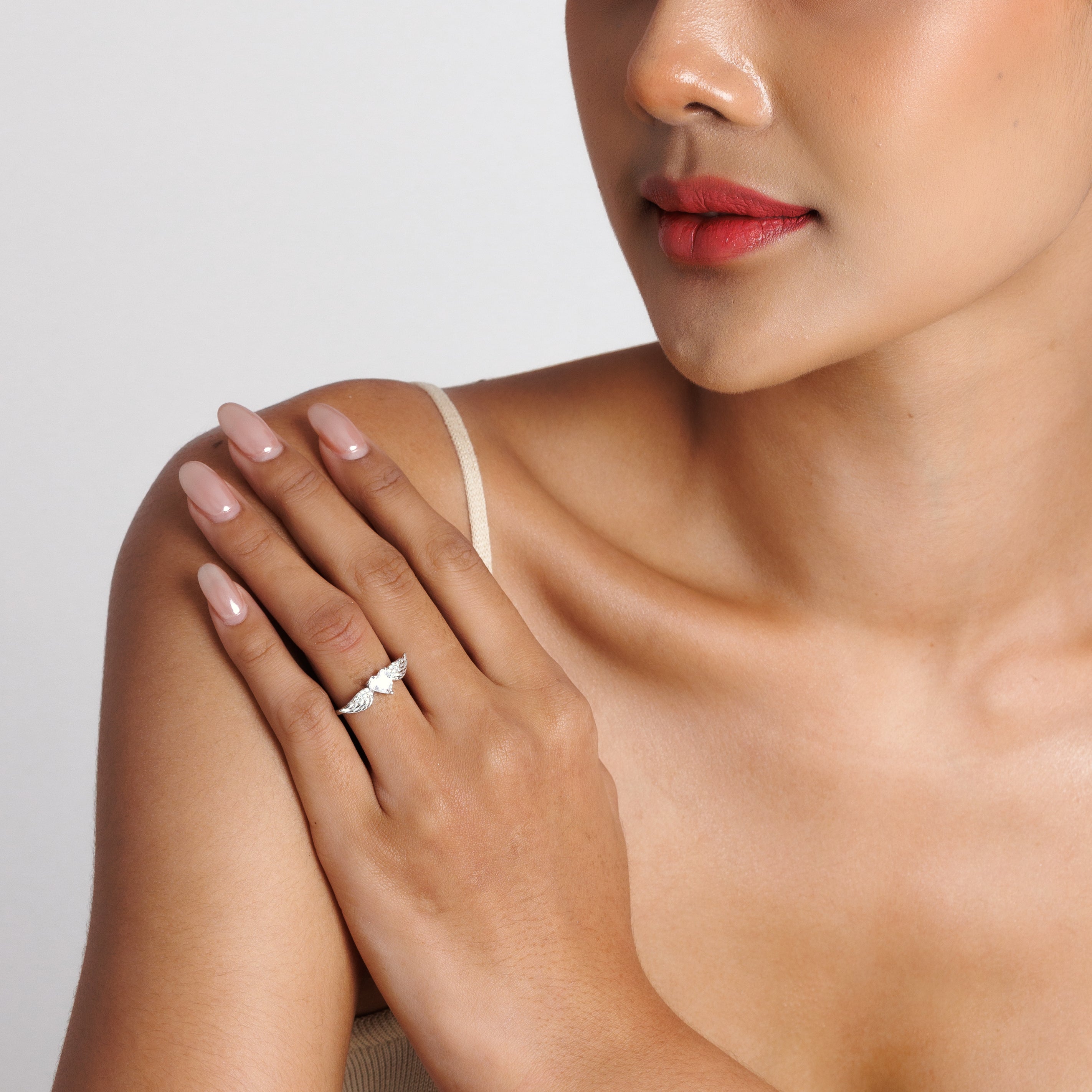 Angel Wings Diamond Ring