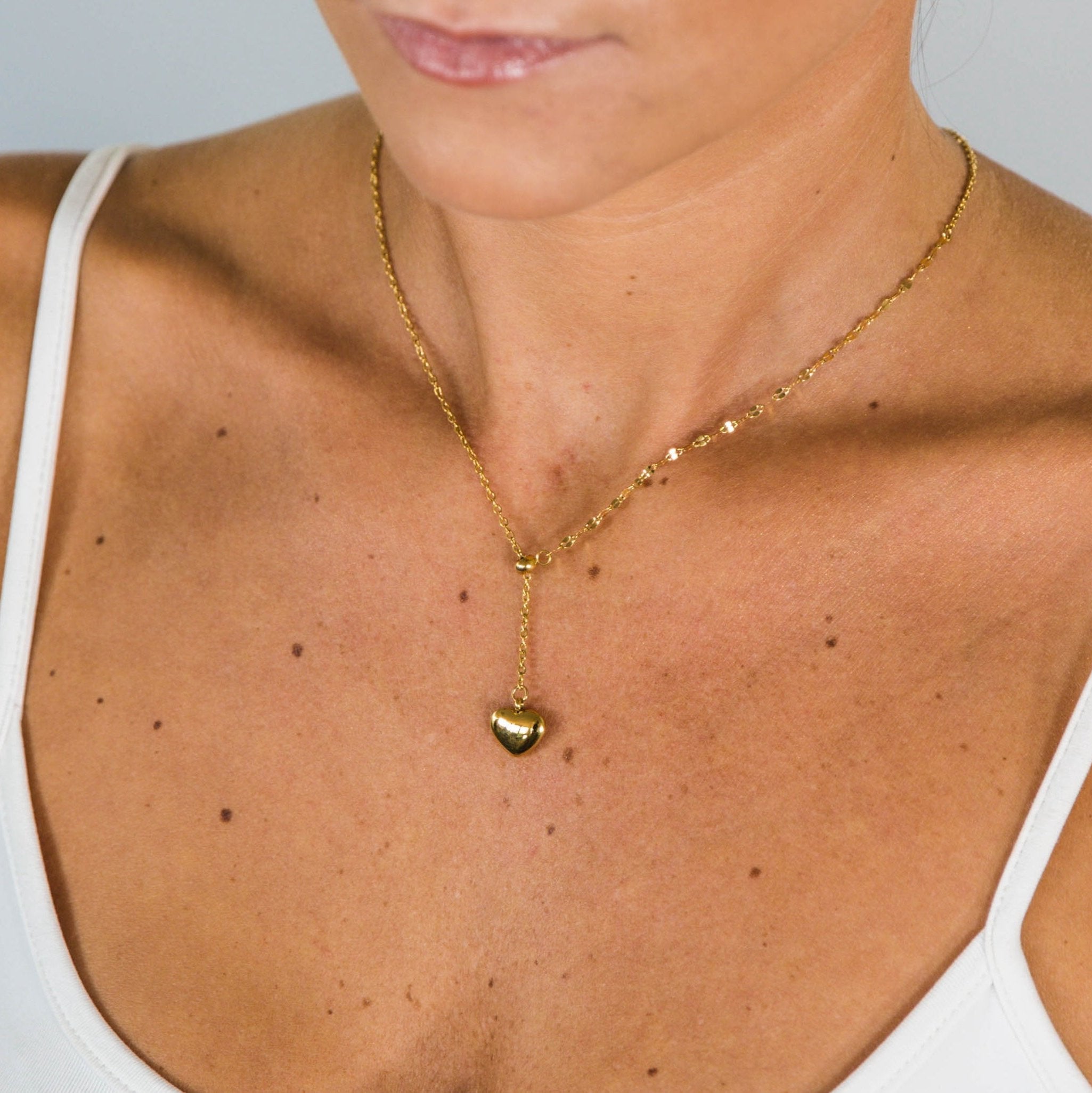 Heart Of Gold Pendant Necklace