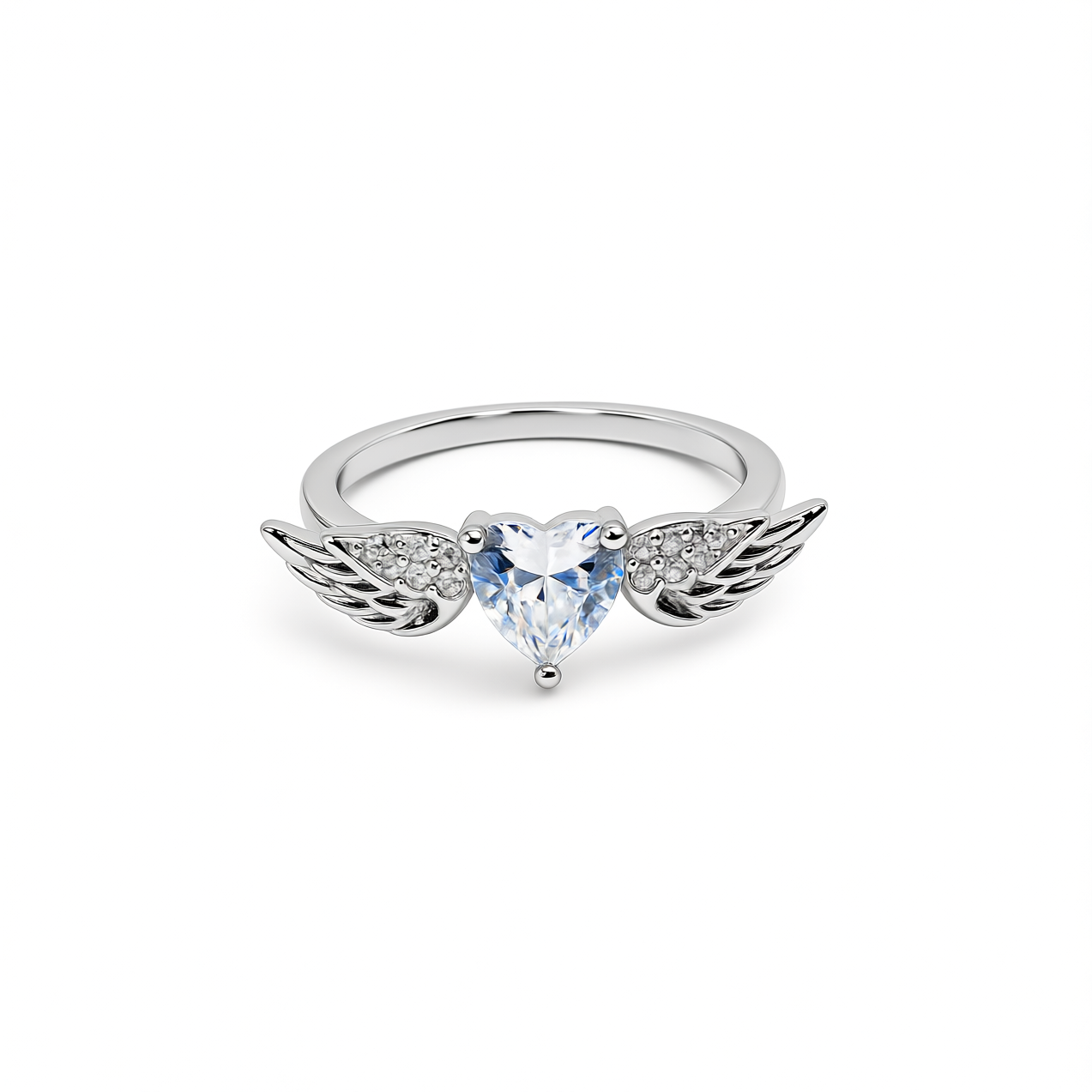 Angel Wings Diamond Ring