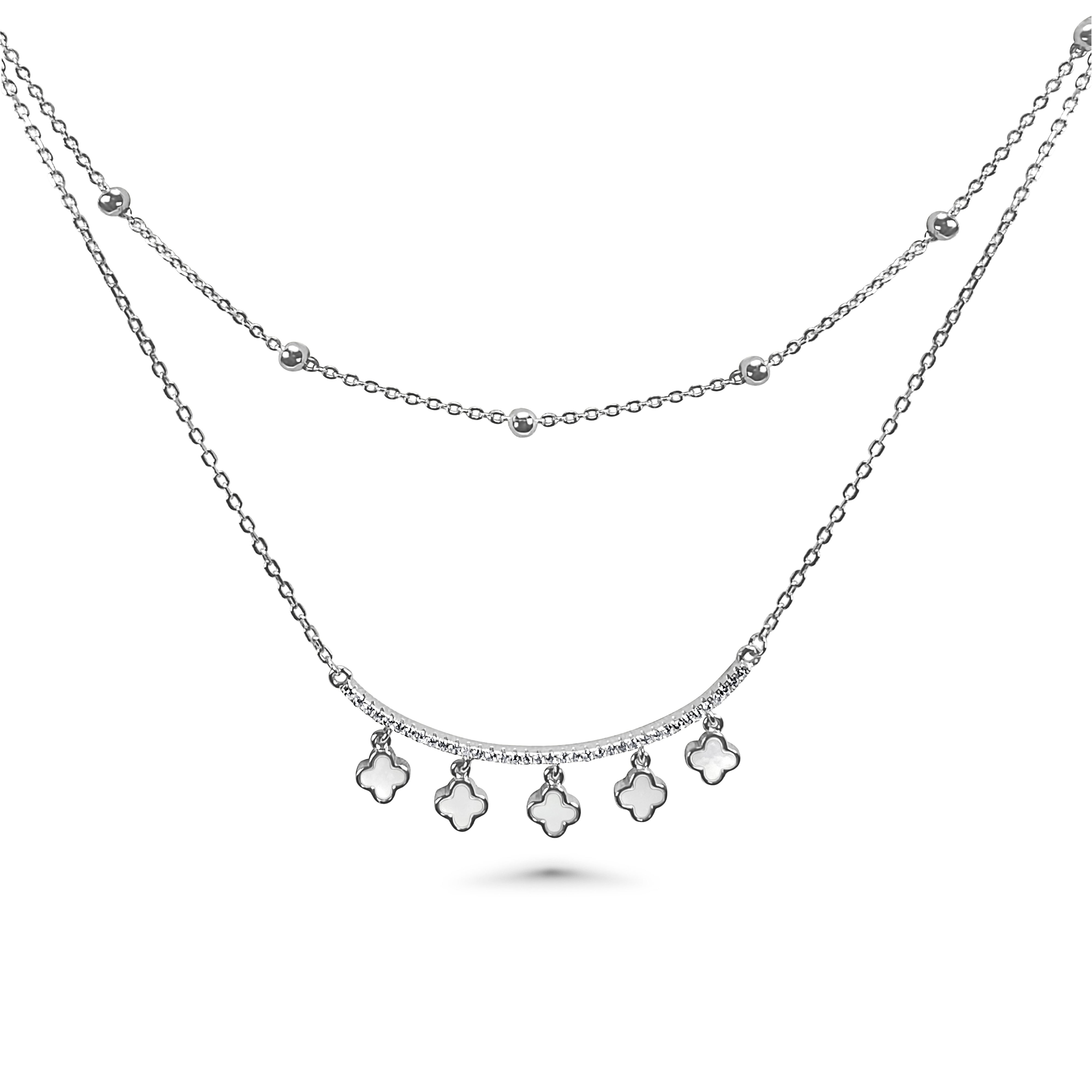 Layered Clover Necklace