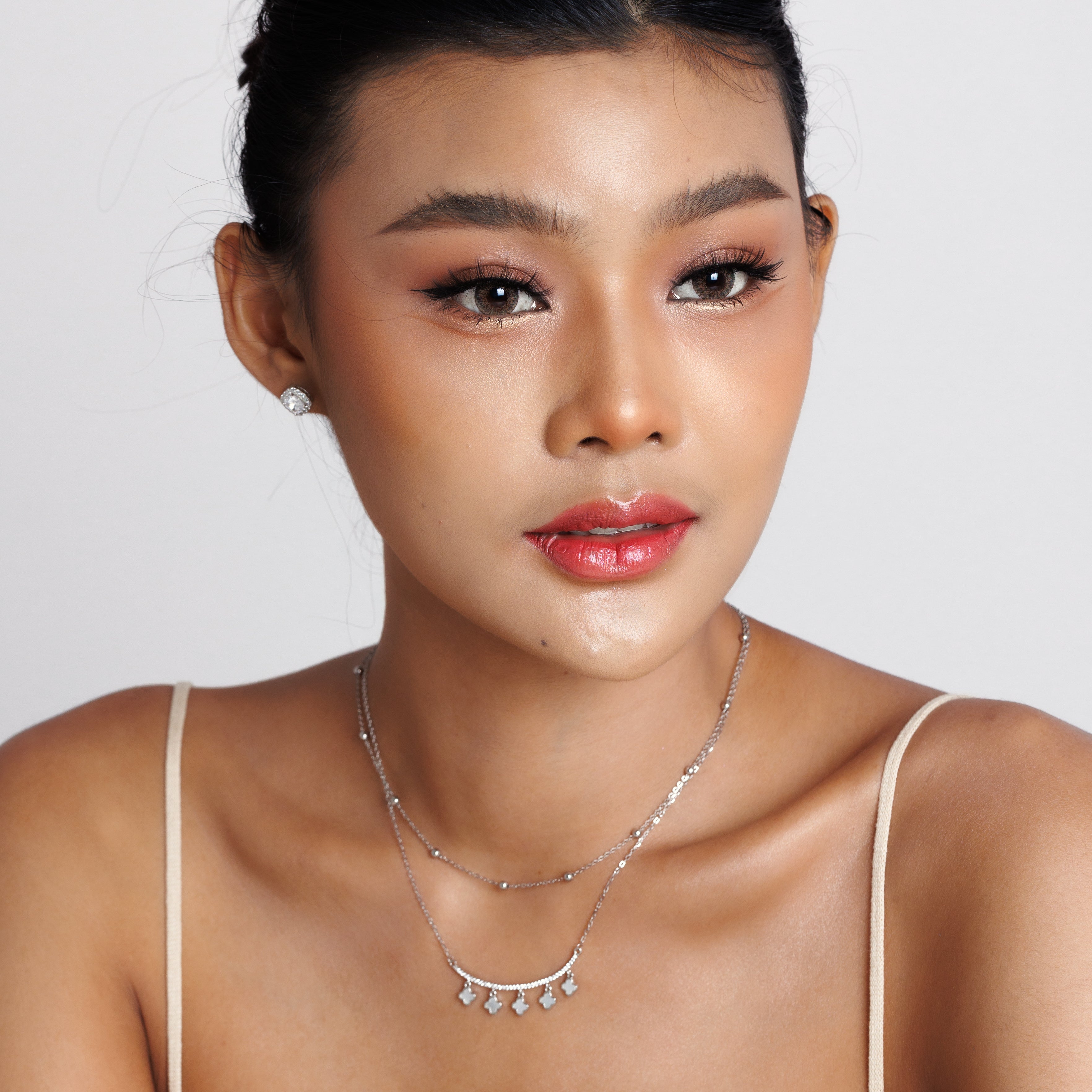 Layered Clover Necklace