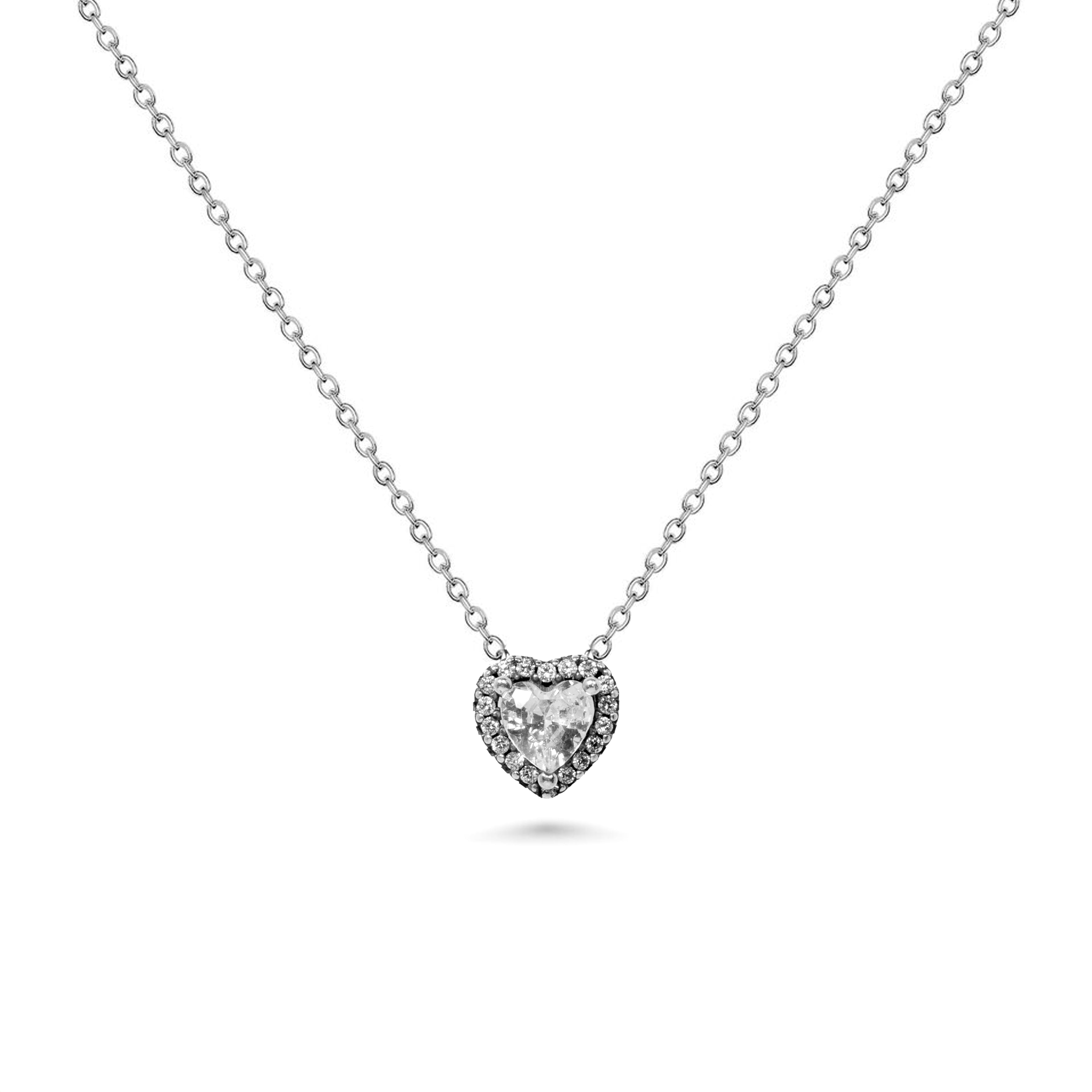 Diamond Love Heart Necklace
