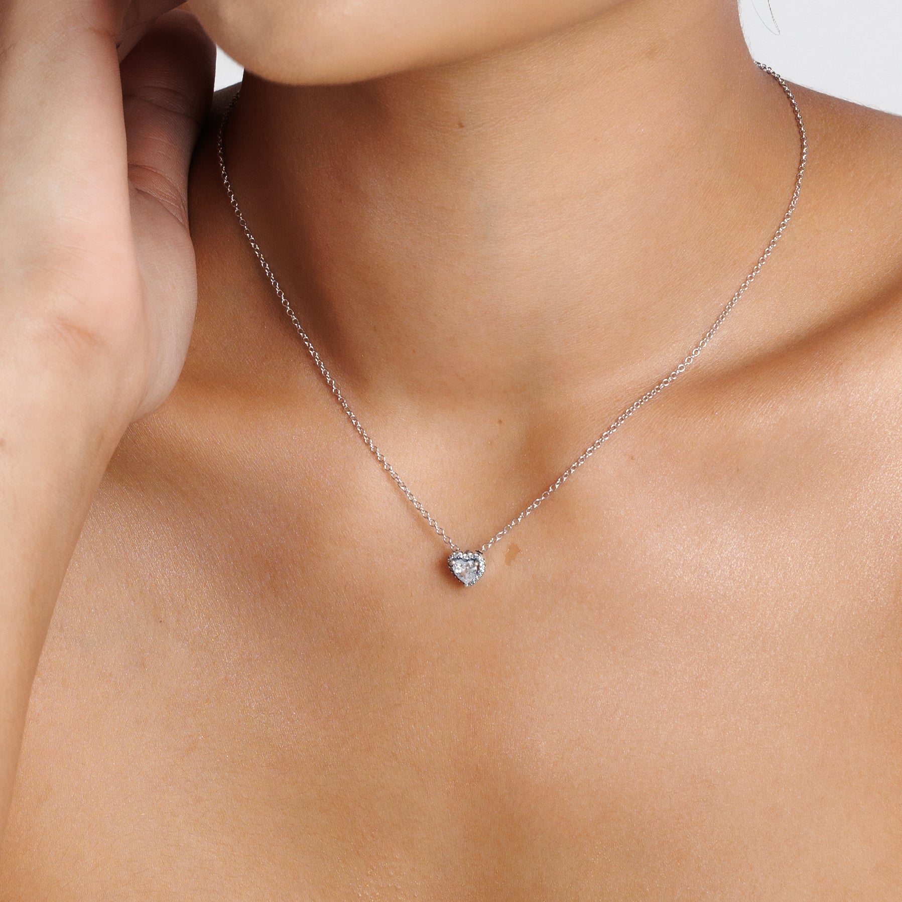 Diamond Love Heart Necklace