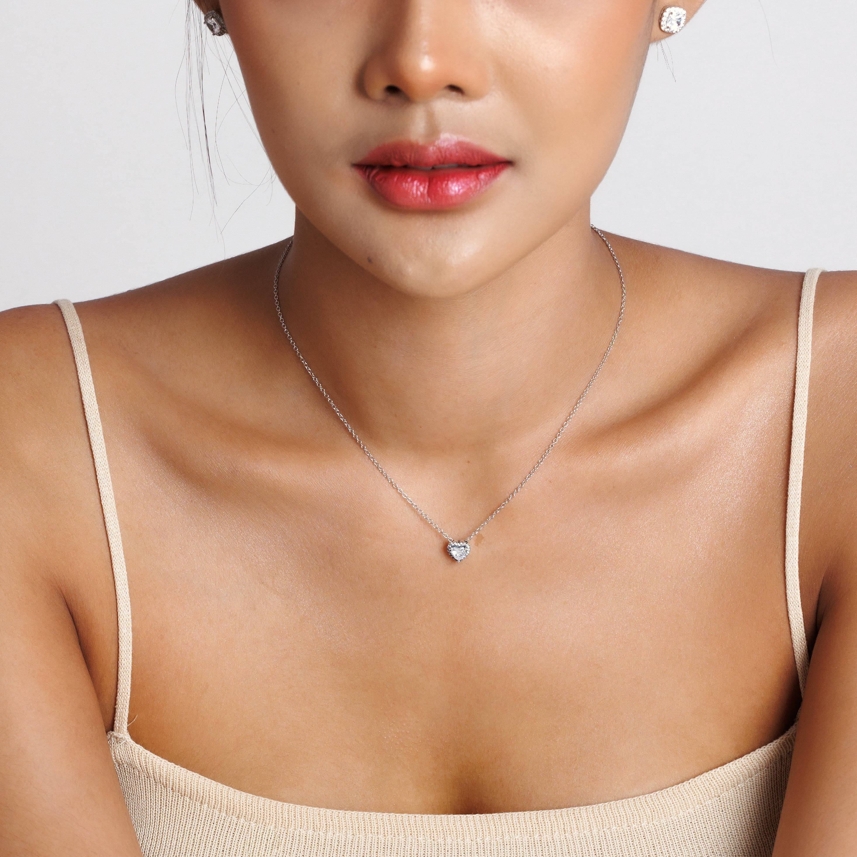 Diamond Love Heart Necklace