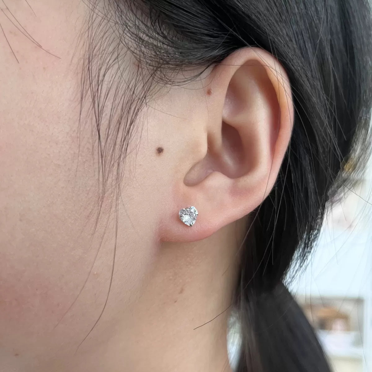 Dream Love Heart Diamond Earrings