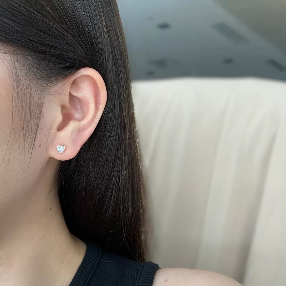 Dream Heart Diamond Studs