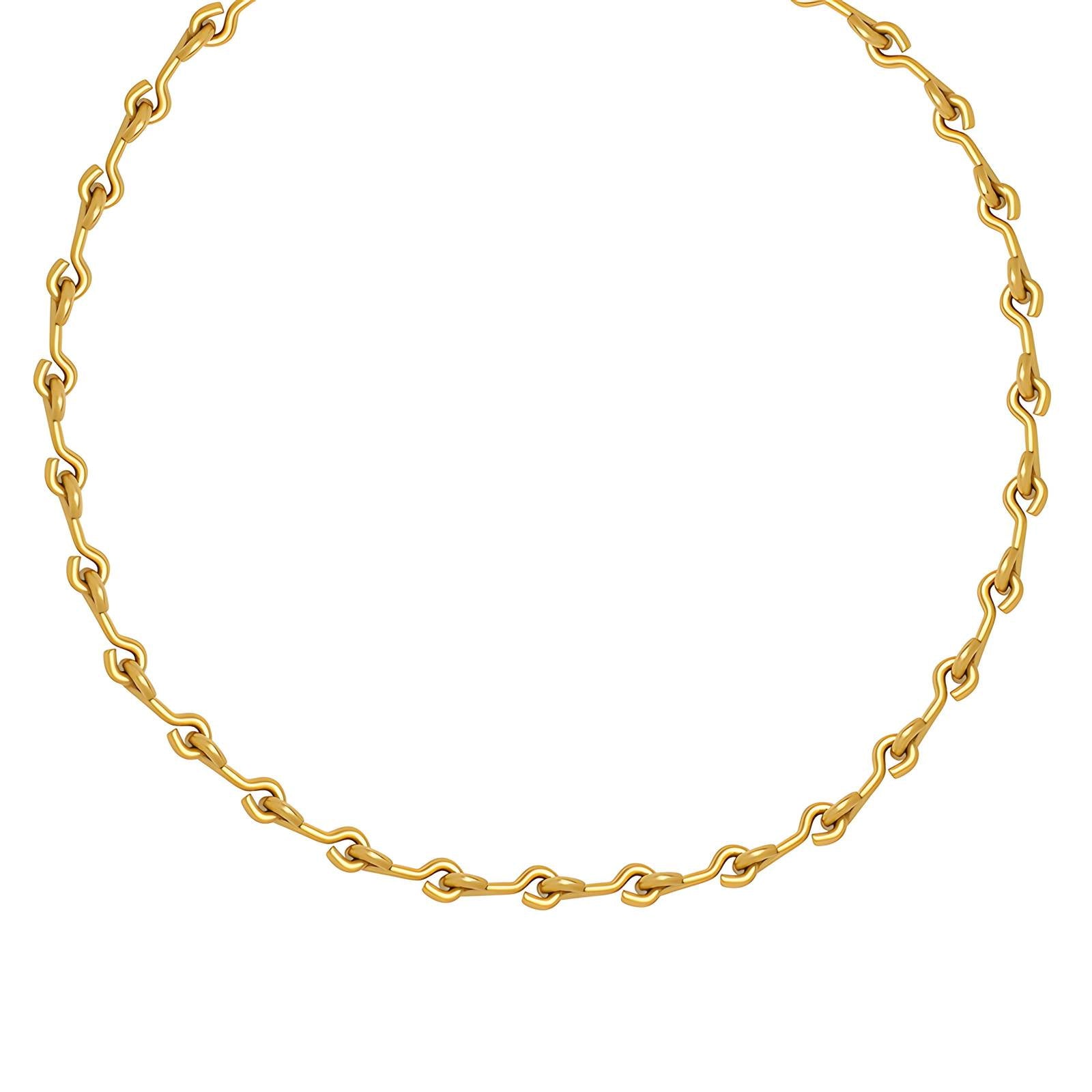 Golden Links Necklace