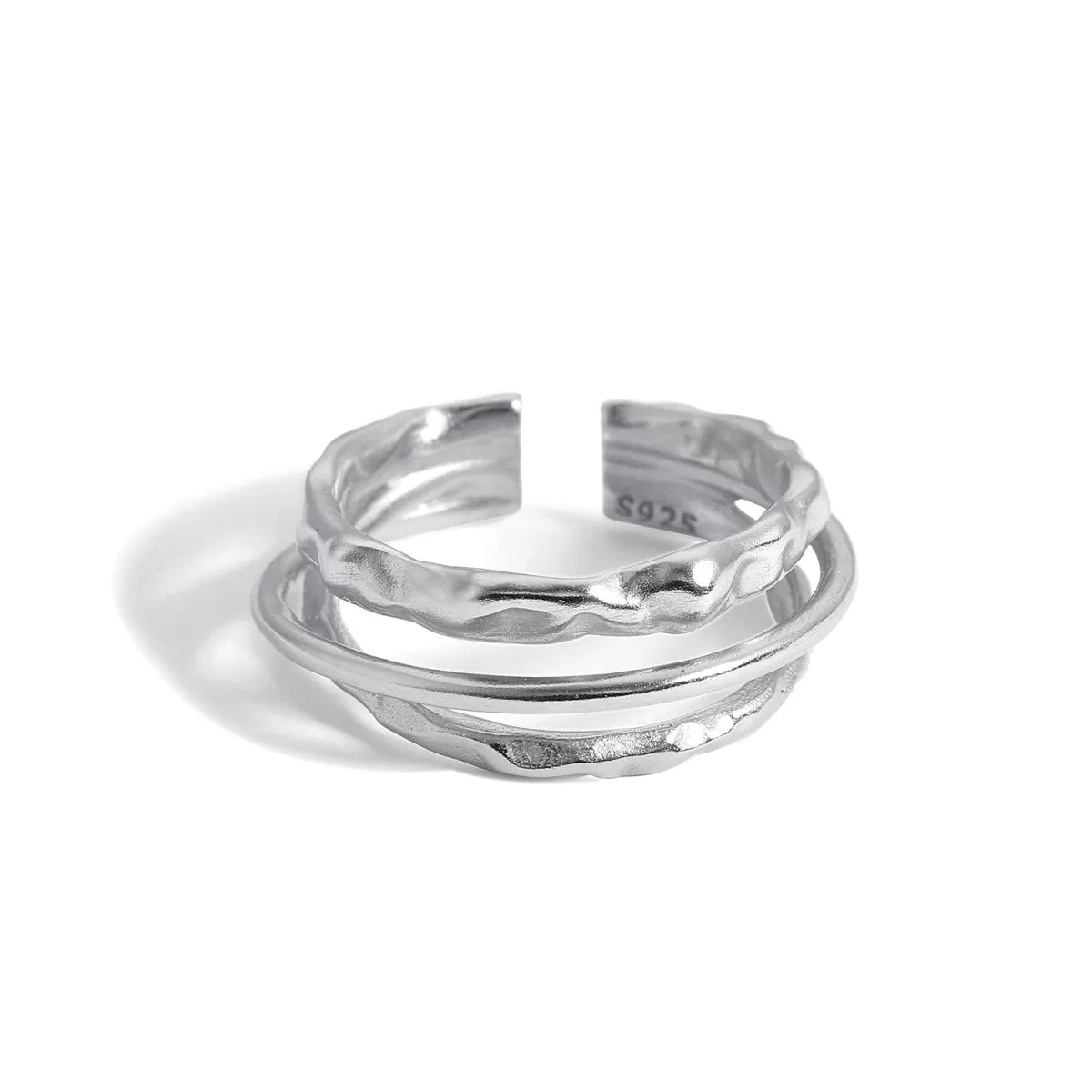 Hammered Adjustable Ring