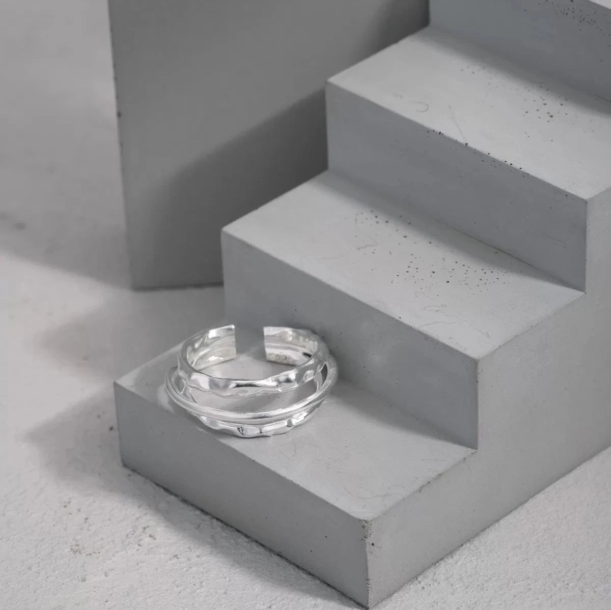 Hammered Adjustable Ring