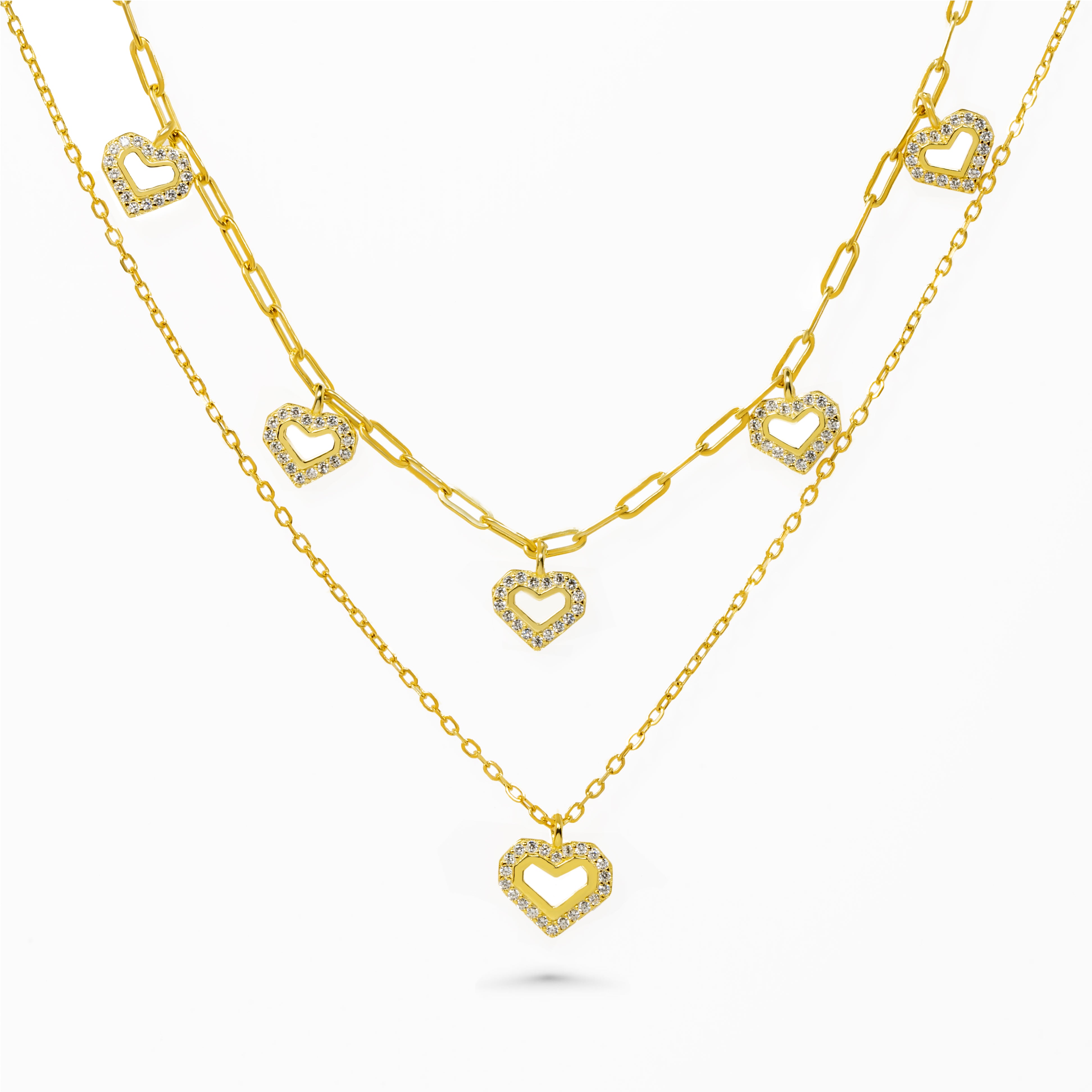 Gold Layered Love Necklace