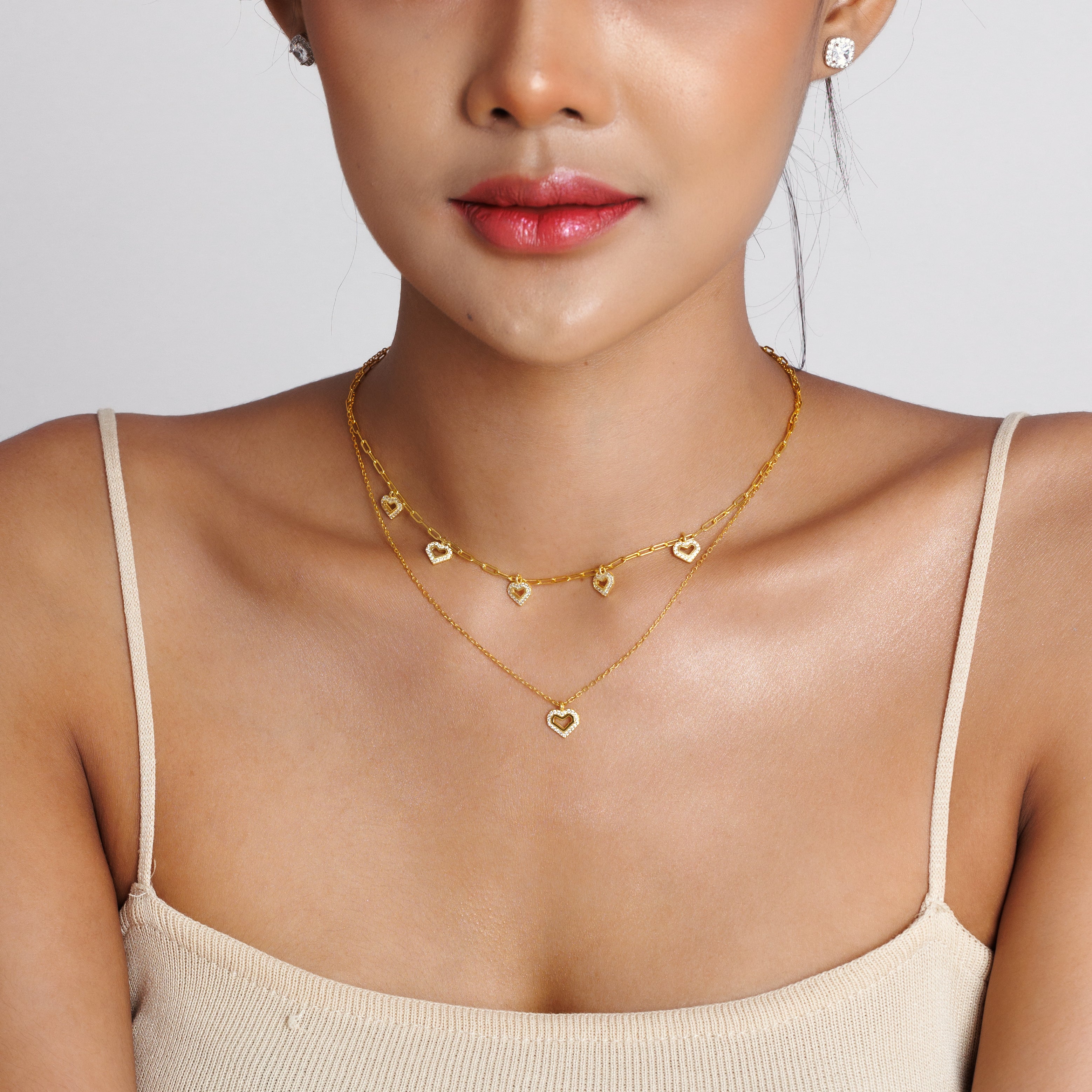 Gold Layered Love Necklace
