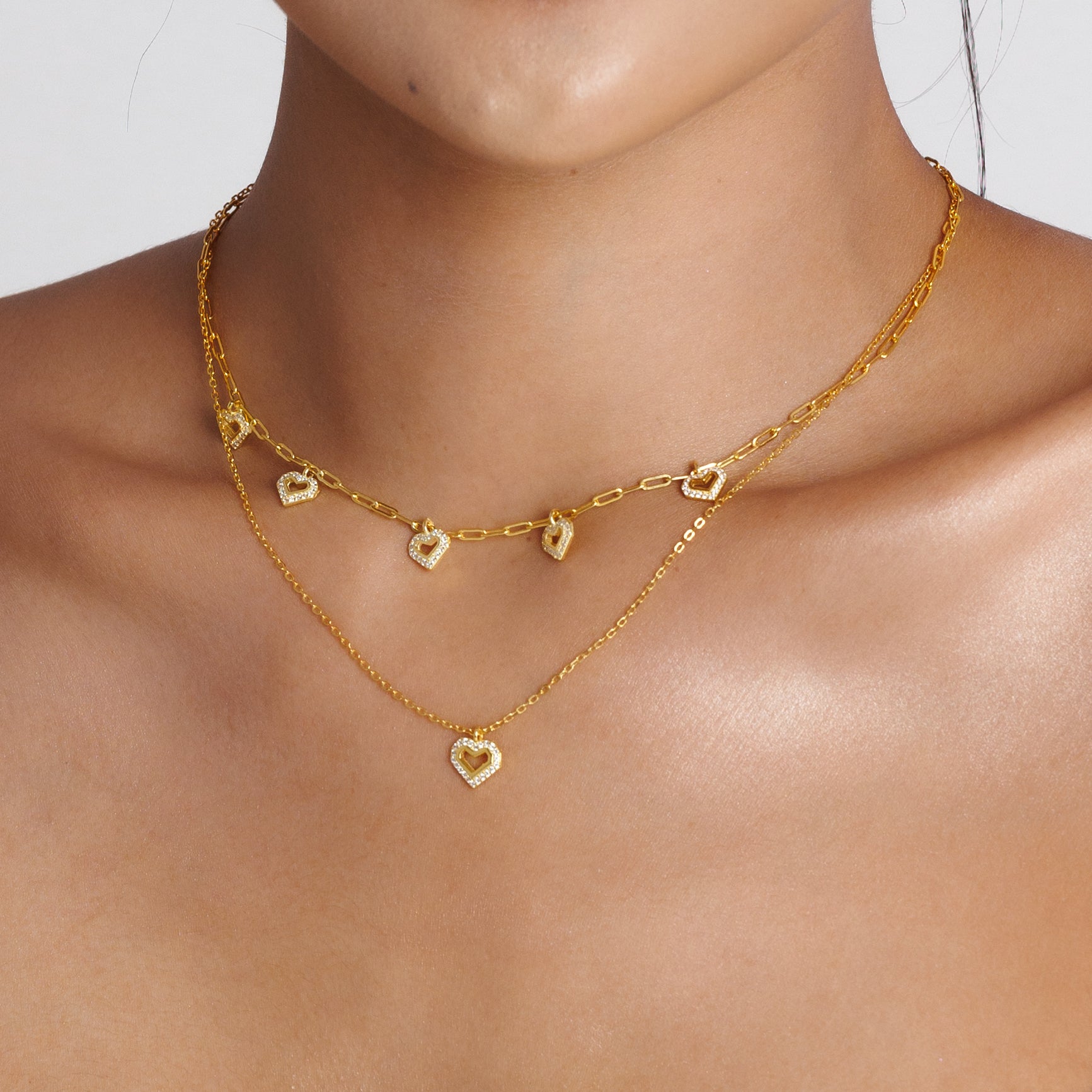 Gold Layered Love Necklace