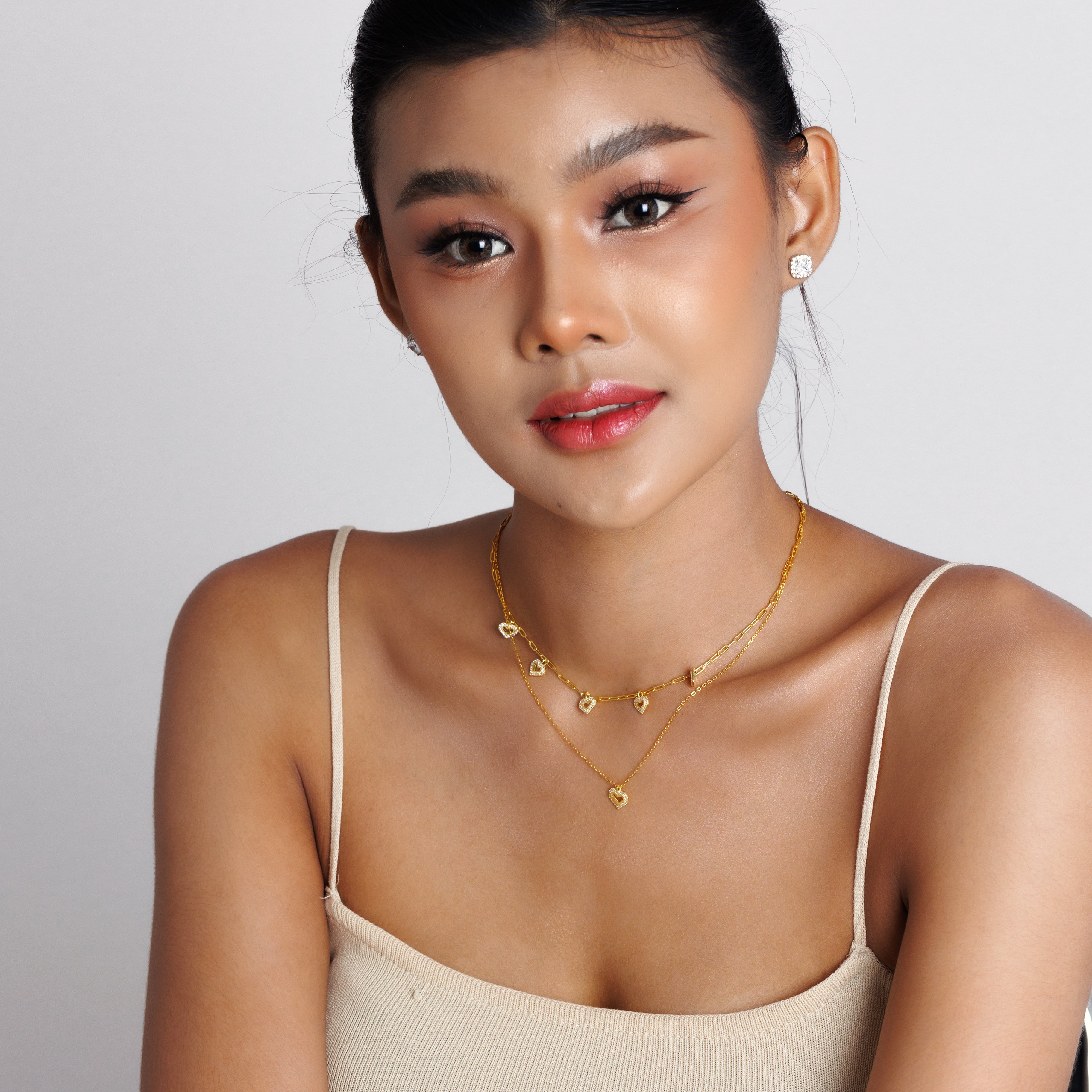 Gold Layered Love Necklace