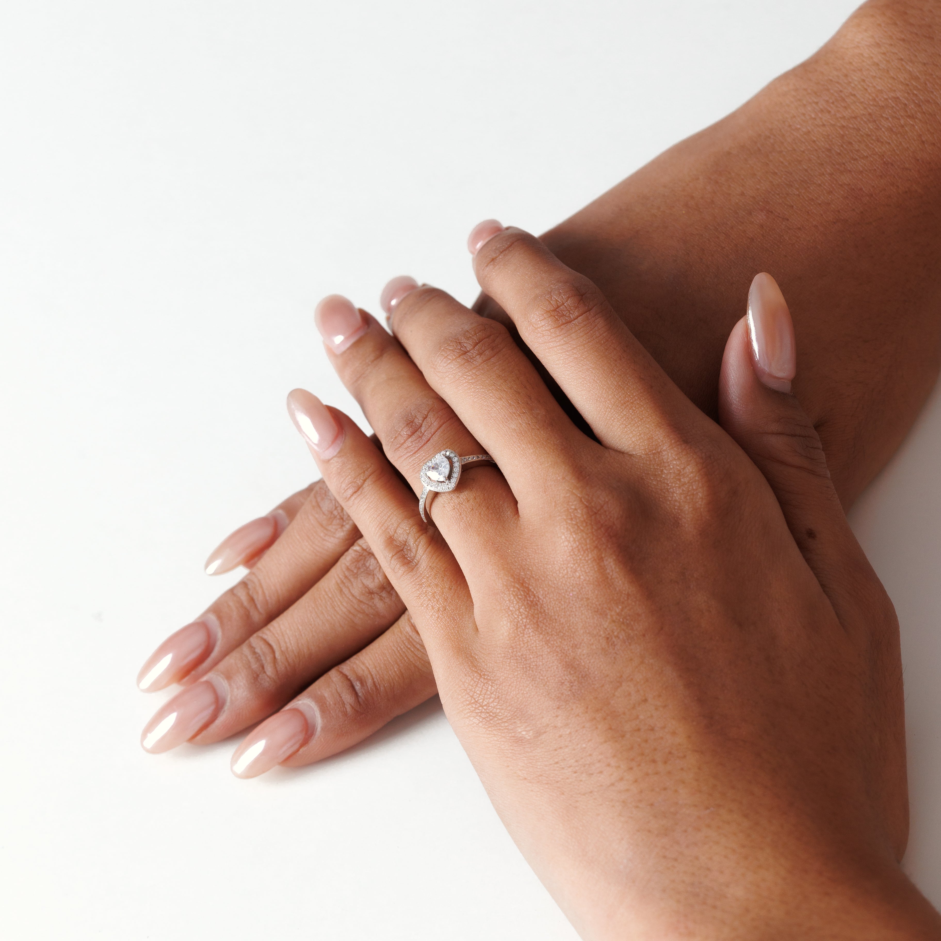 Love Heart Diamond Ring