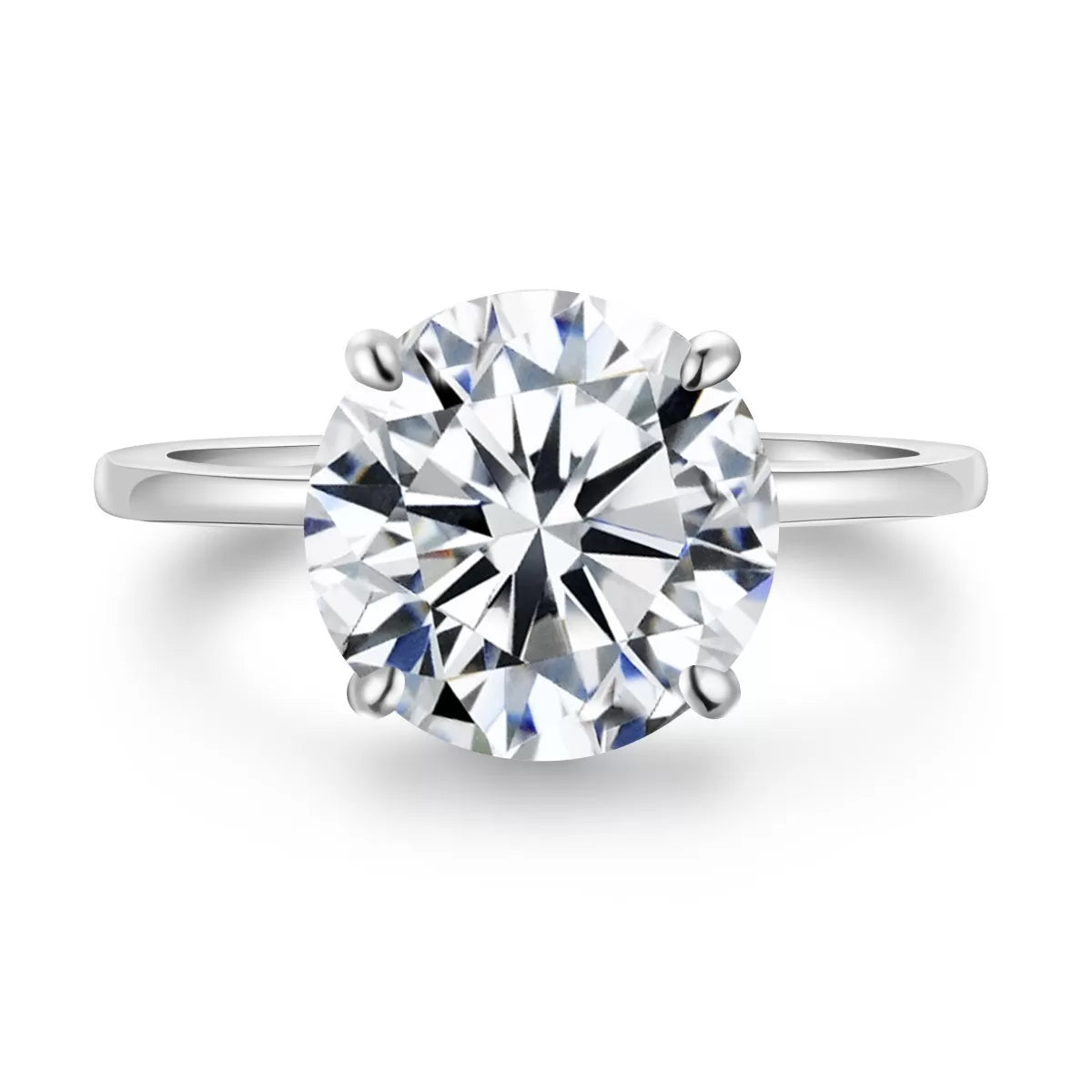 Lustre Solitaire Ring