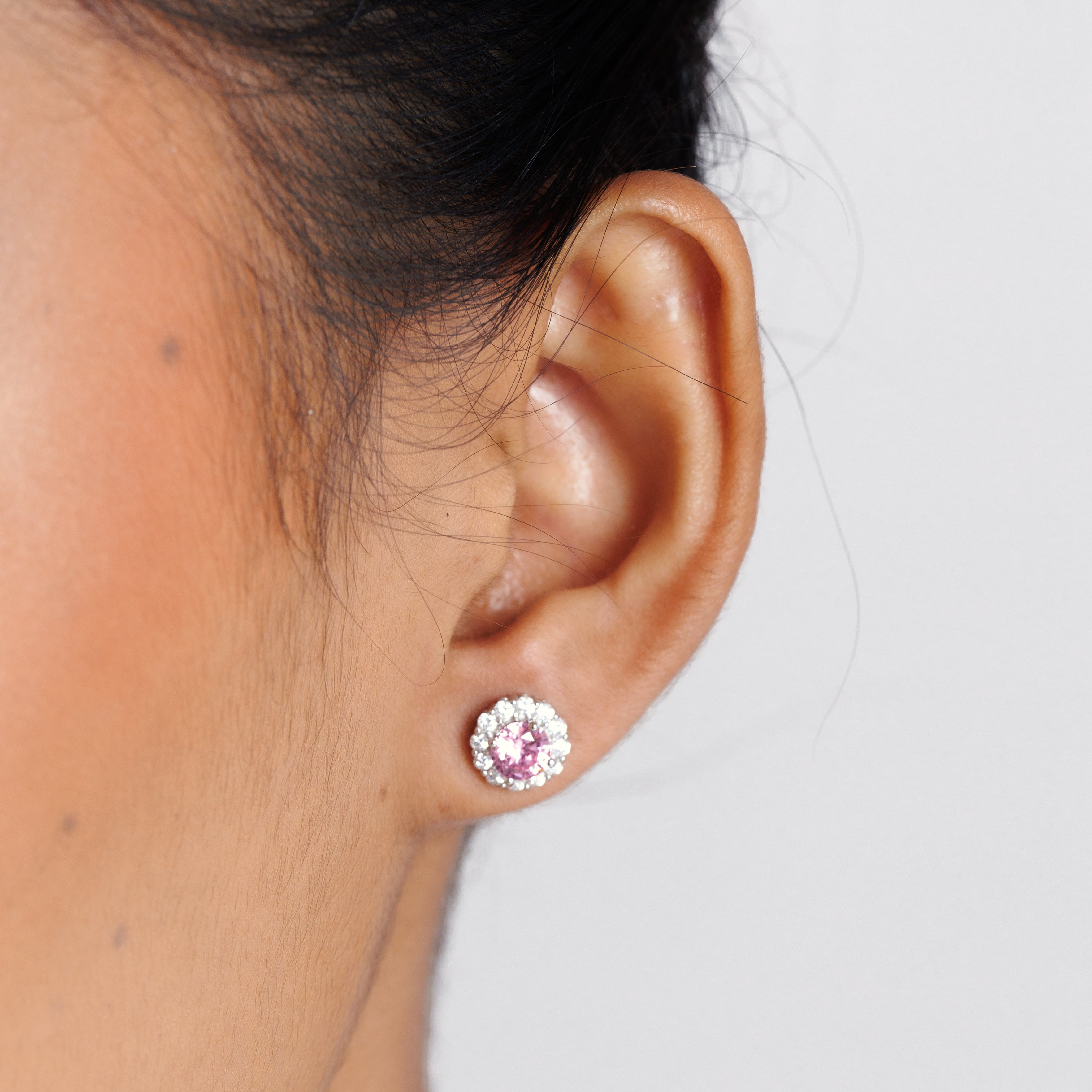 Pink Moonlight Earrings