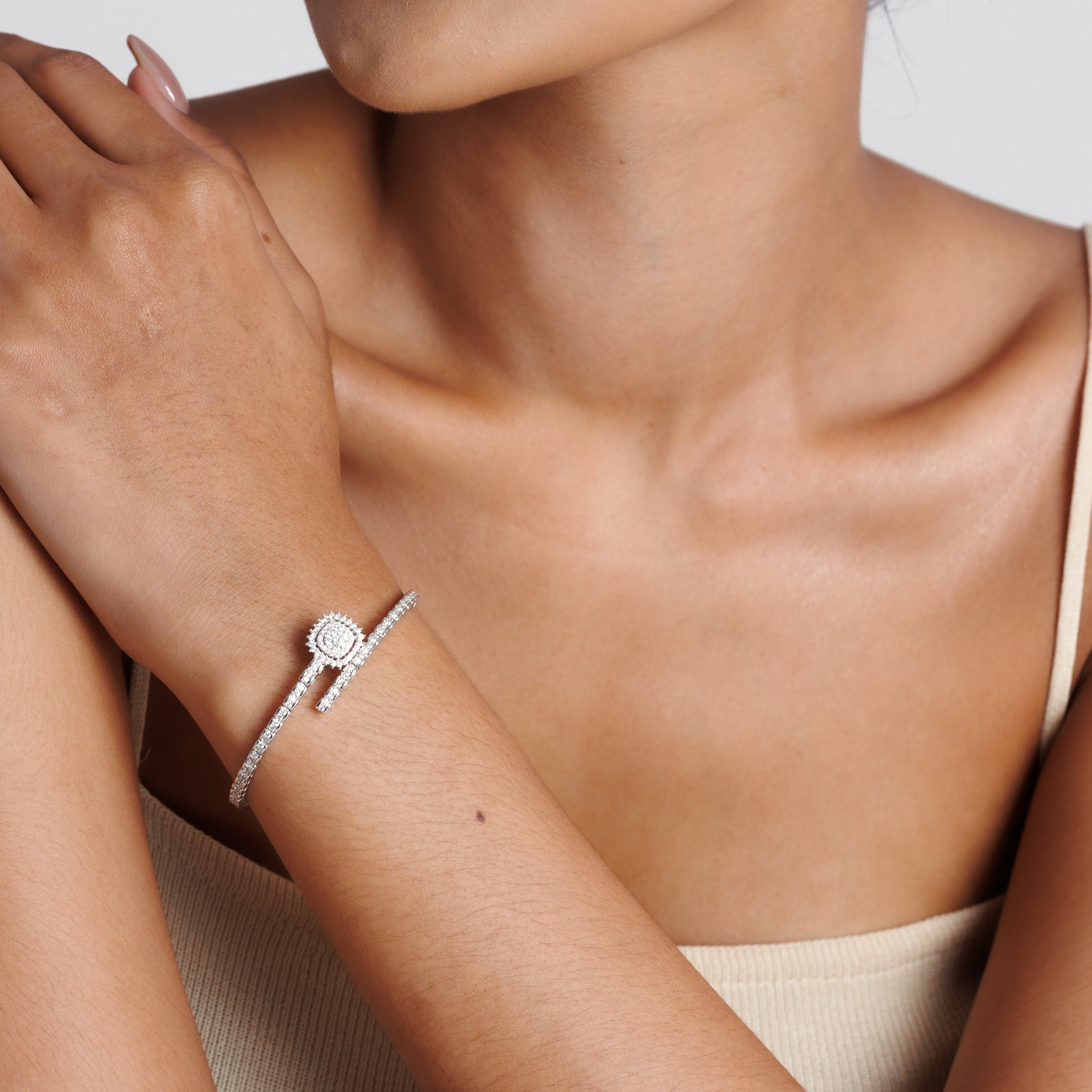 Eternal Grace Diamond Bangle