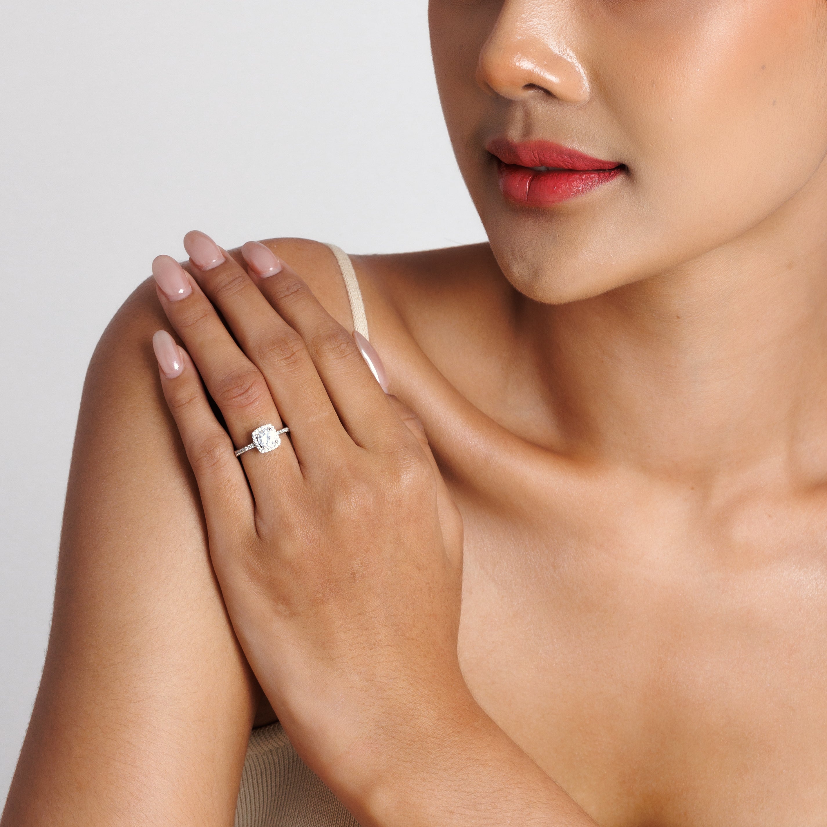 Square Diamond Ring