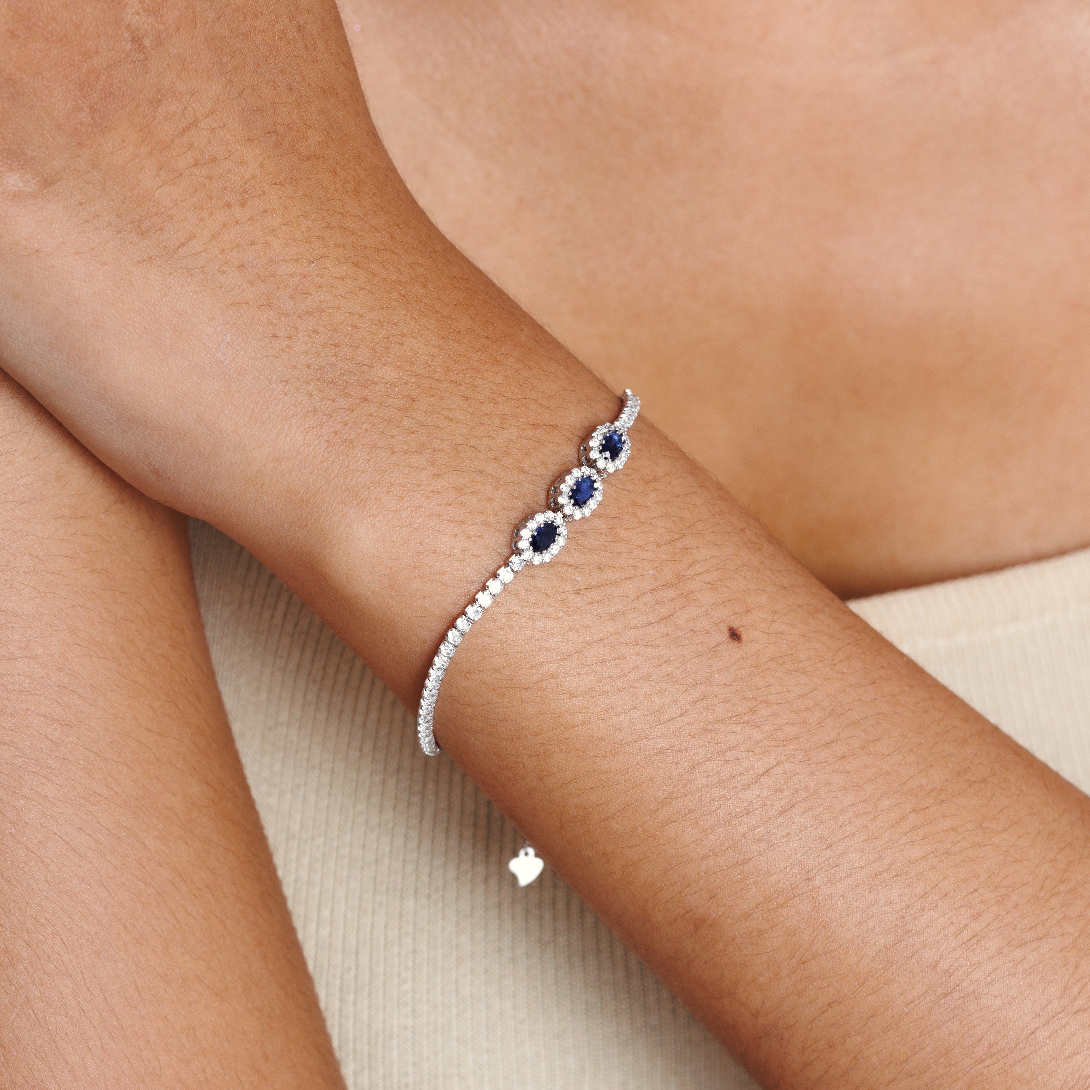 Gemstone Tennis Bracelet