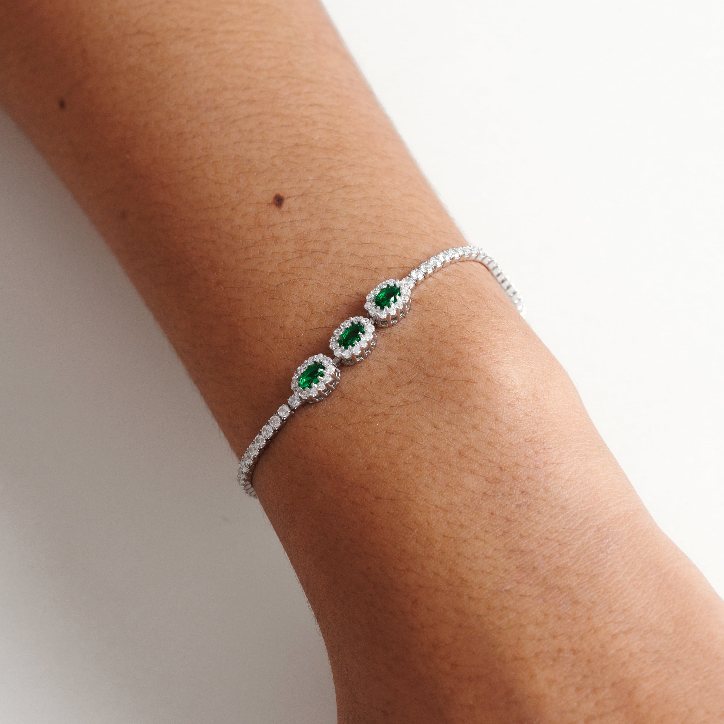 Gemstone Tennis Bracelet