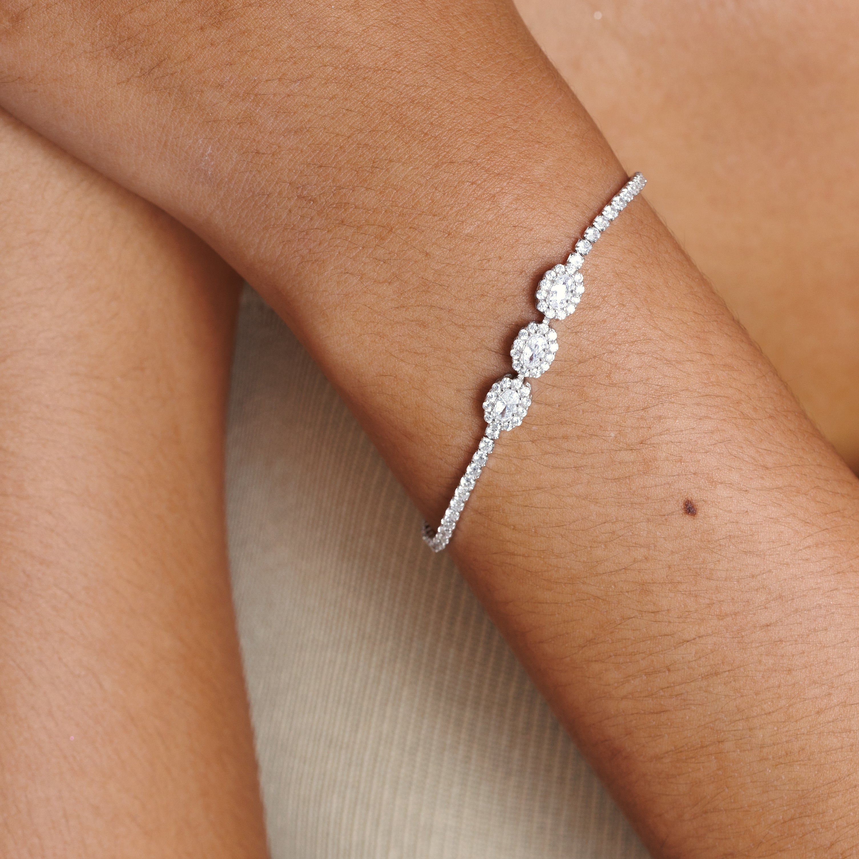 Gemstone Tennis Bracelet