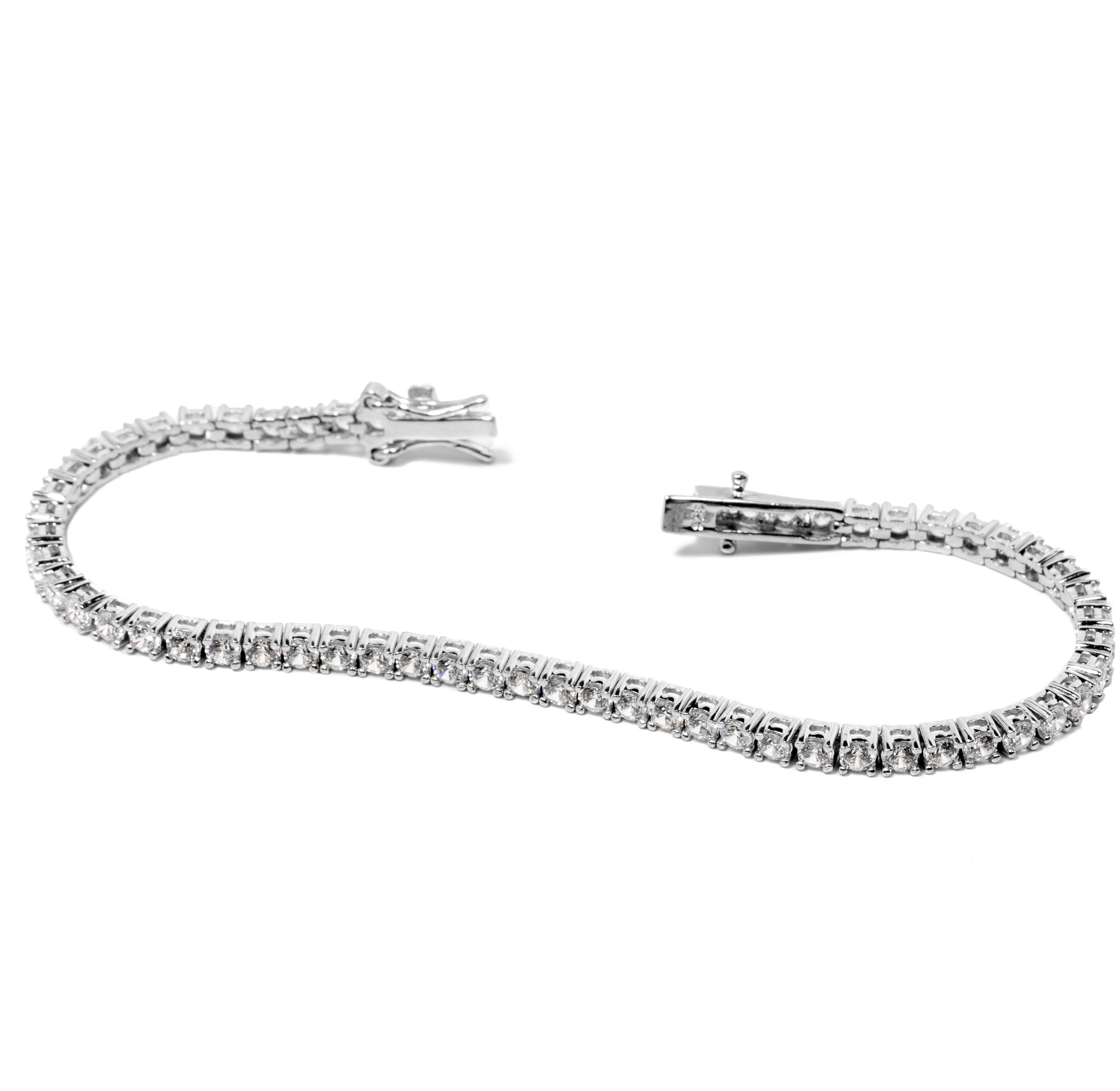 Silver Tennis Bracelet