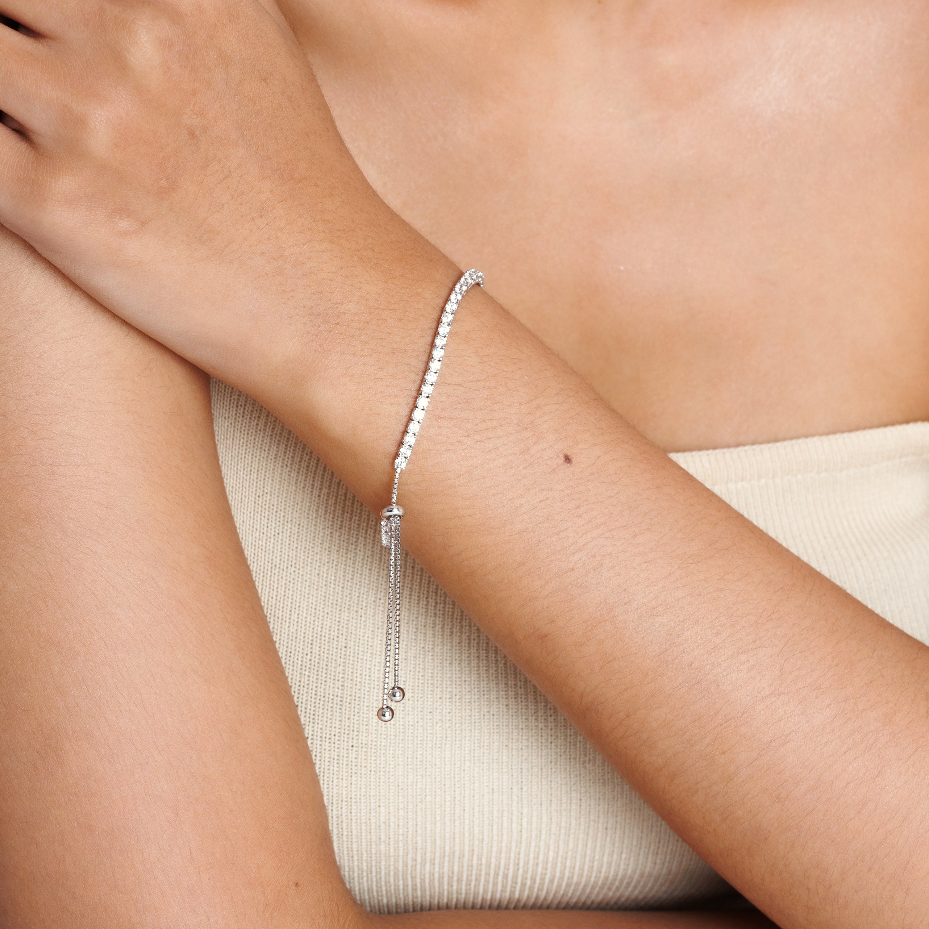 Adjustable Tennis Bracelet