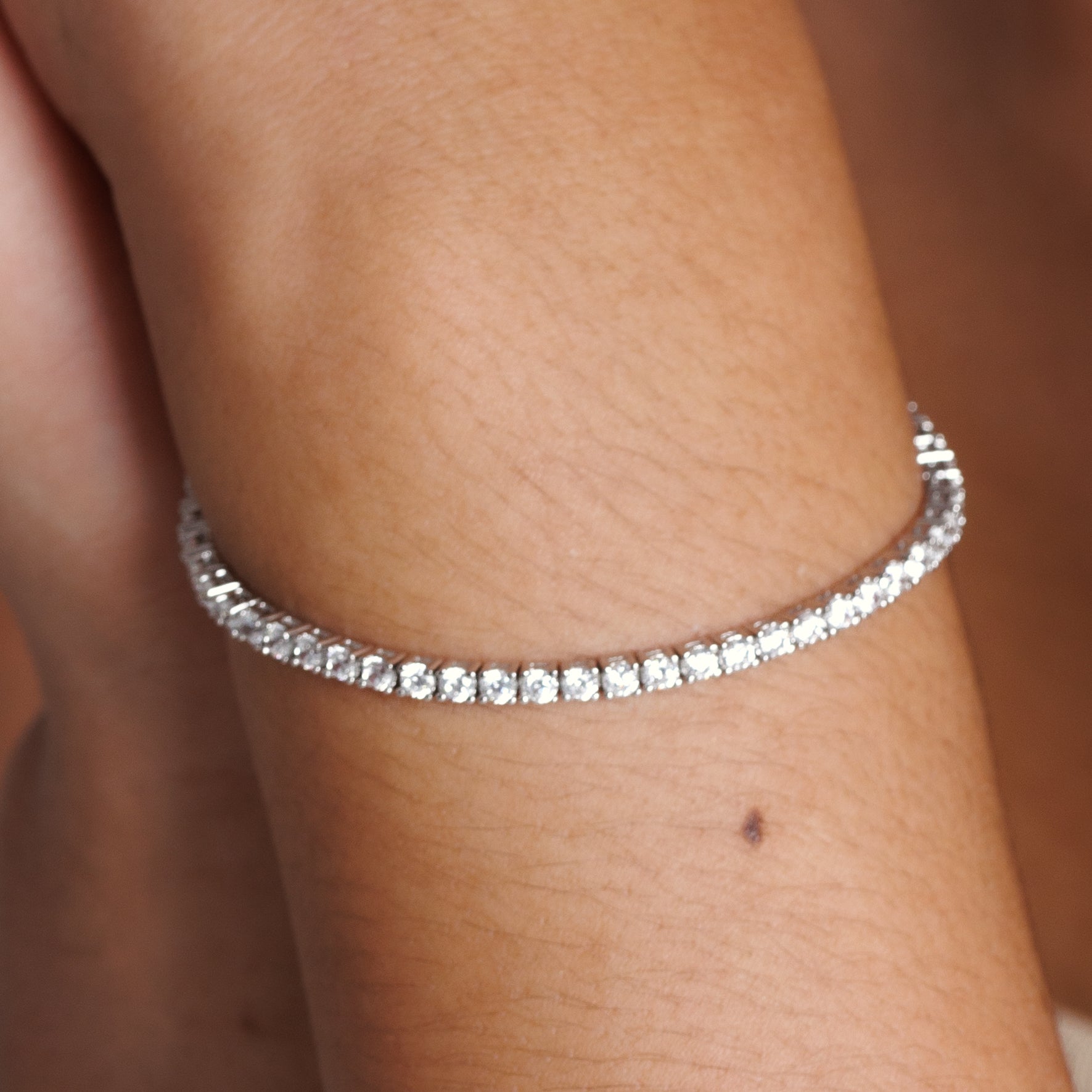 Silver Tennis Bracelet