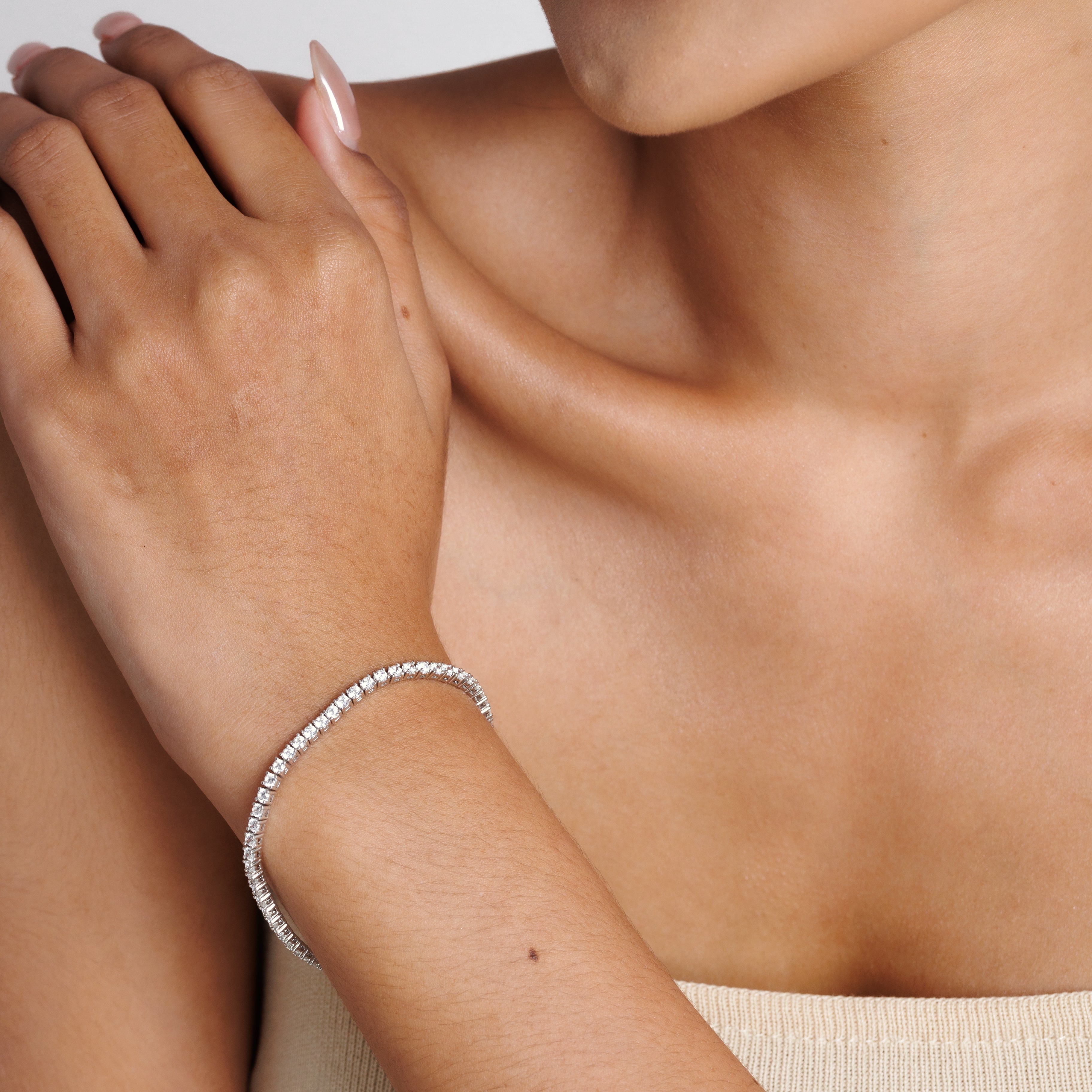 Silver Tennis Bracelet