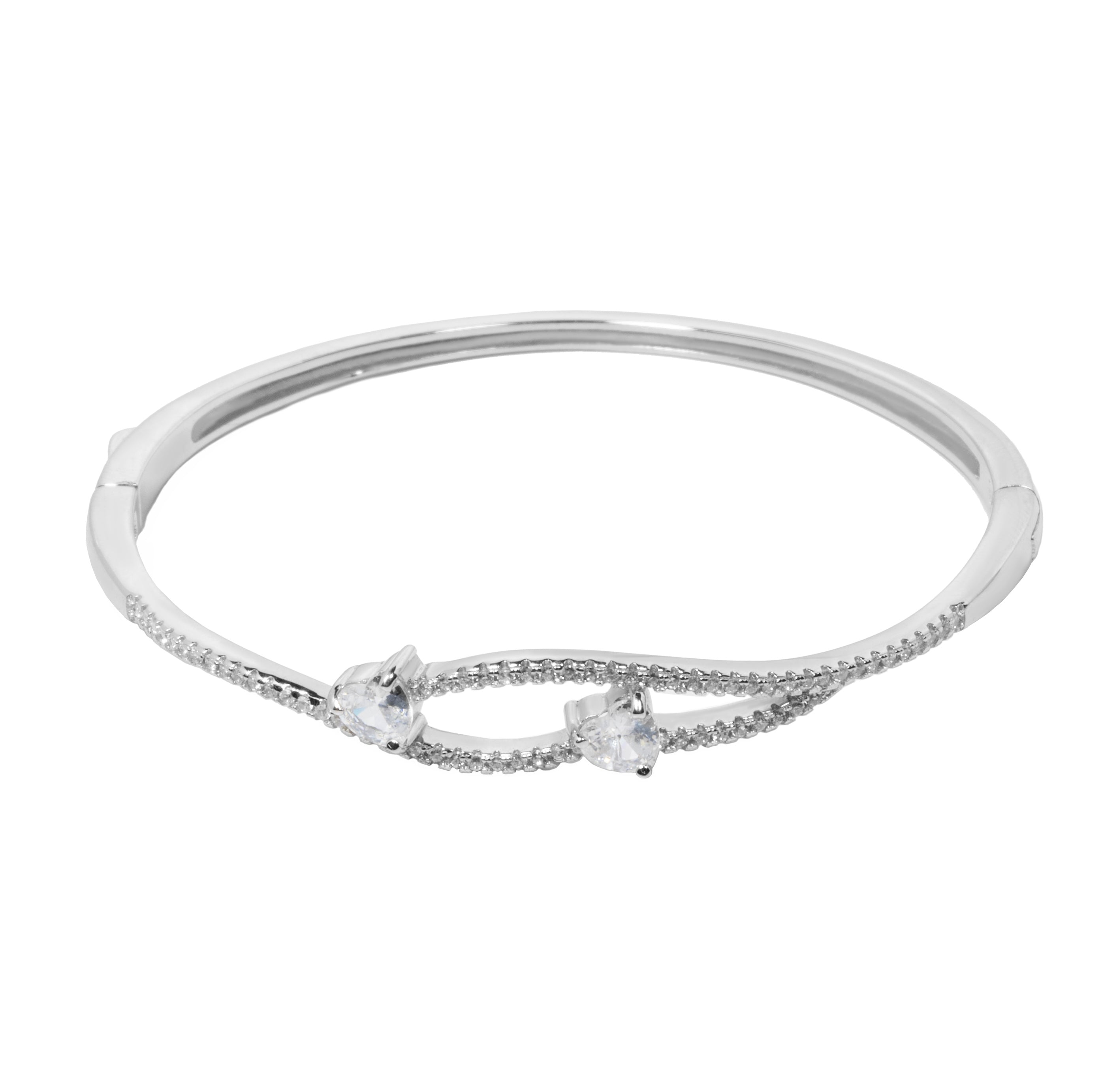 Diamond Twist Bangle