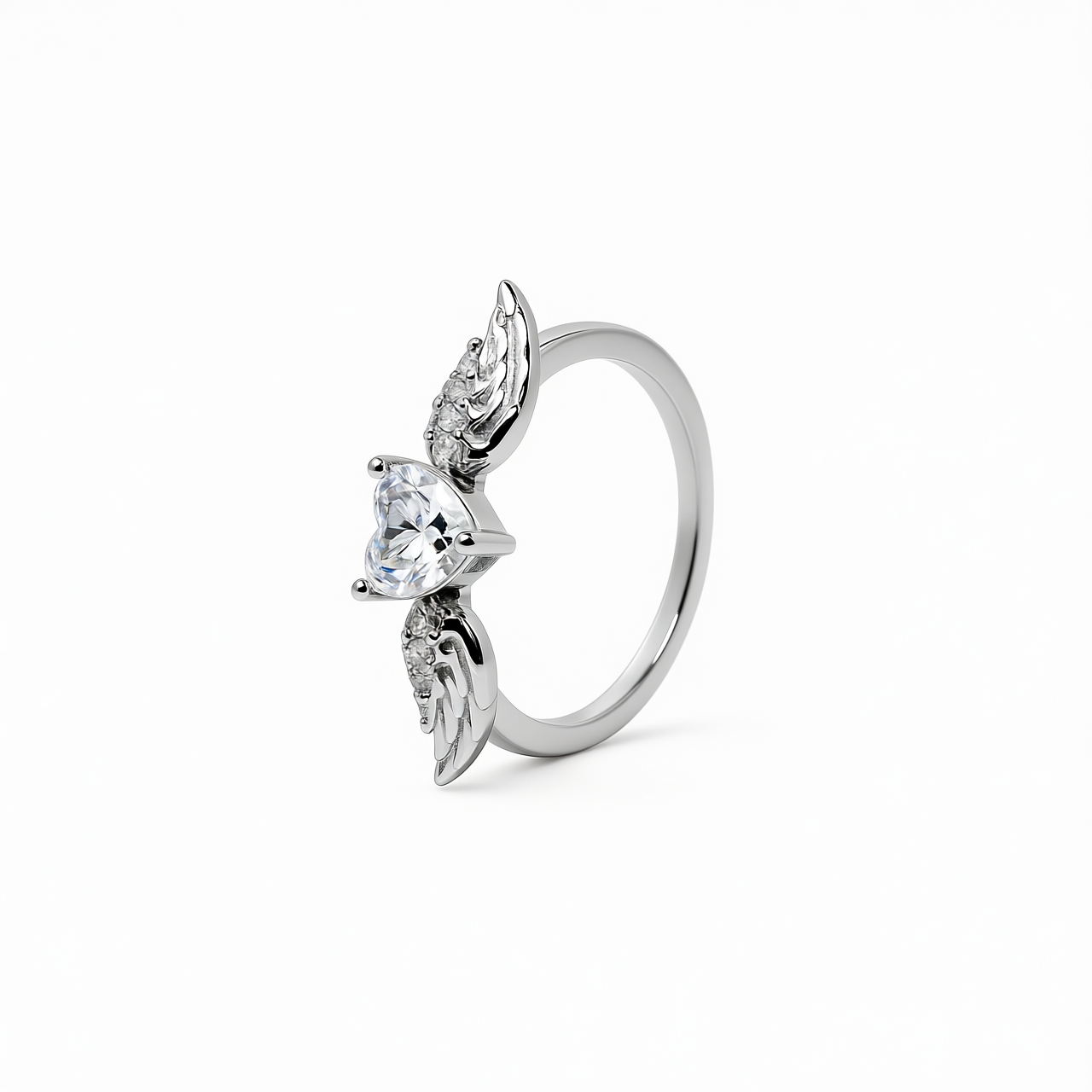 Angel Wings Diamond Ring