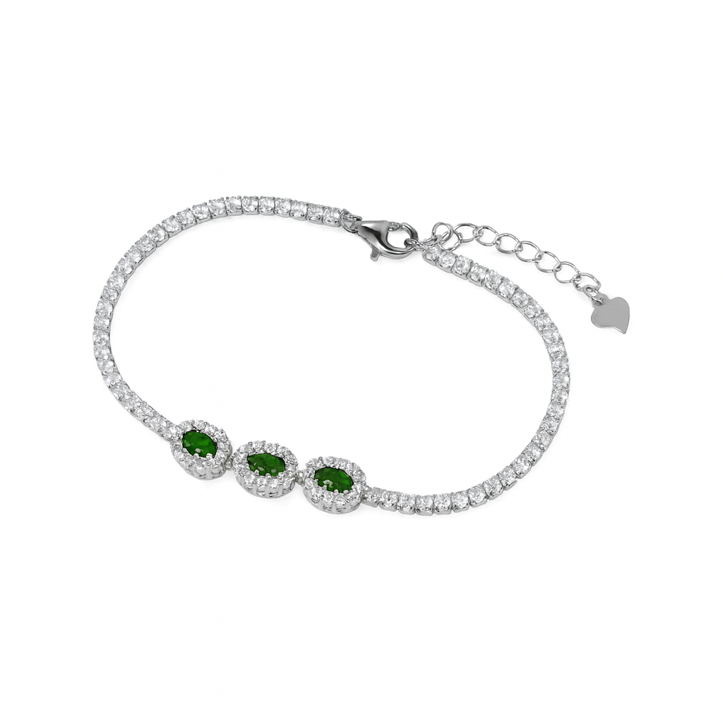 Gemstone Tennis Bracelet