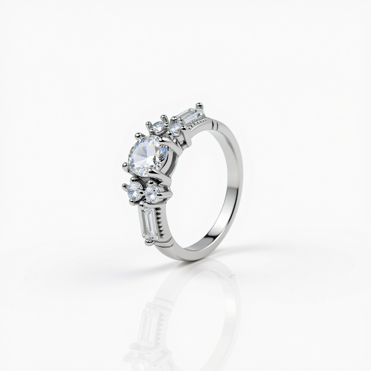 Solitare Diamond Style Ring