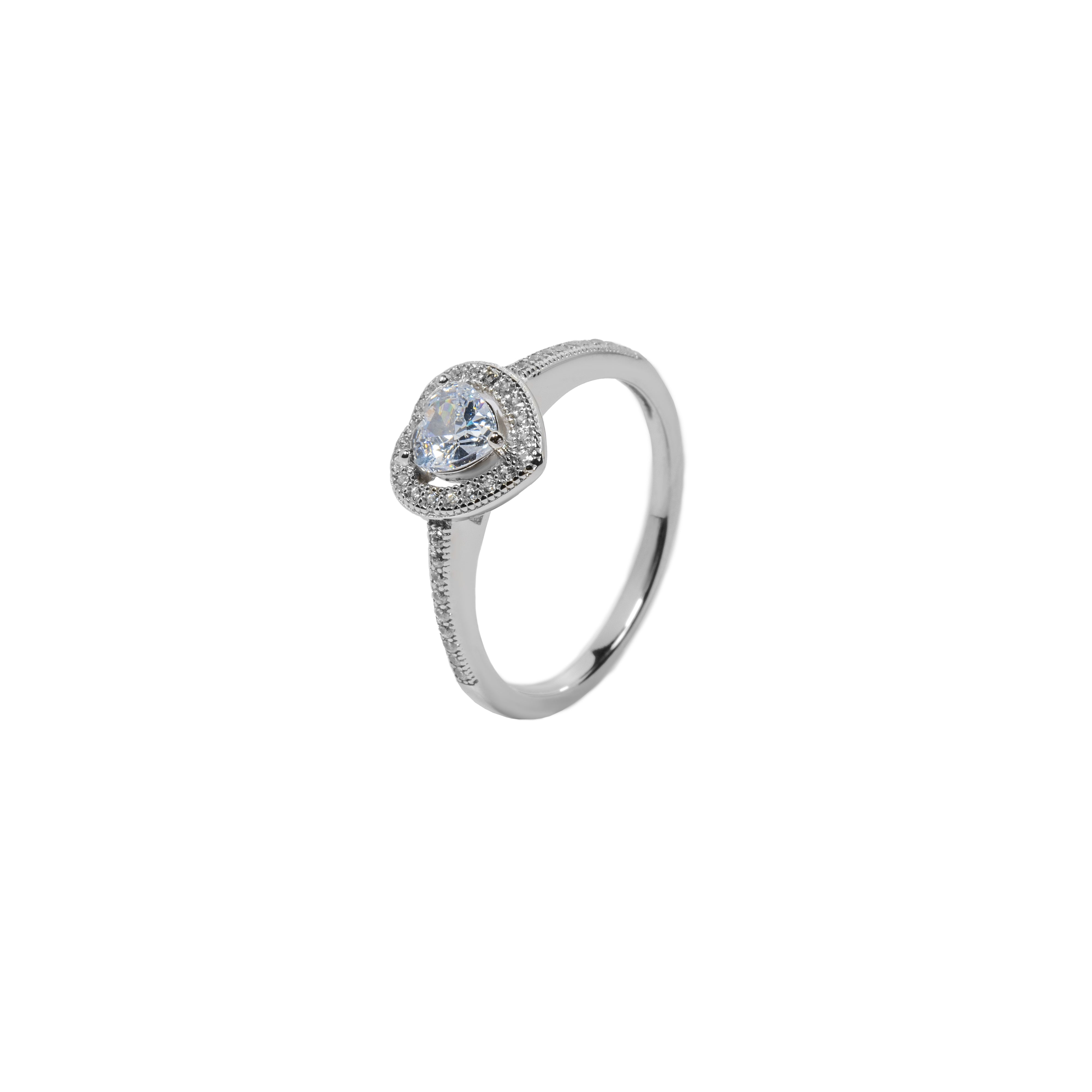 Love Heart Diamond Ring
