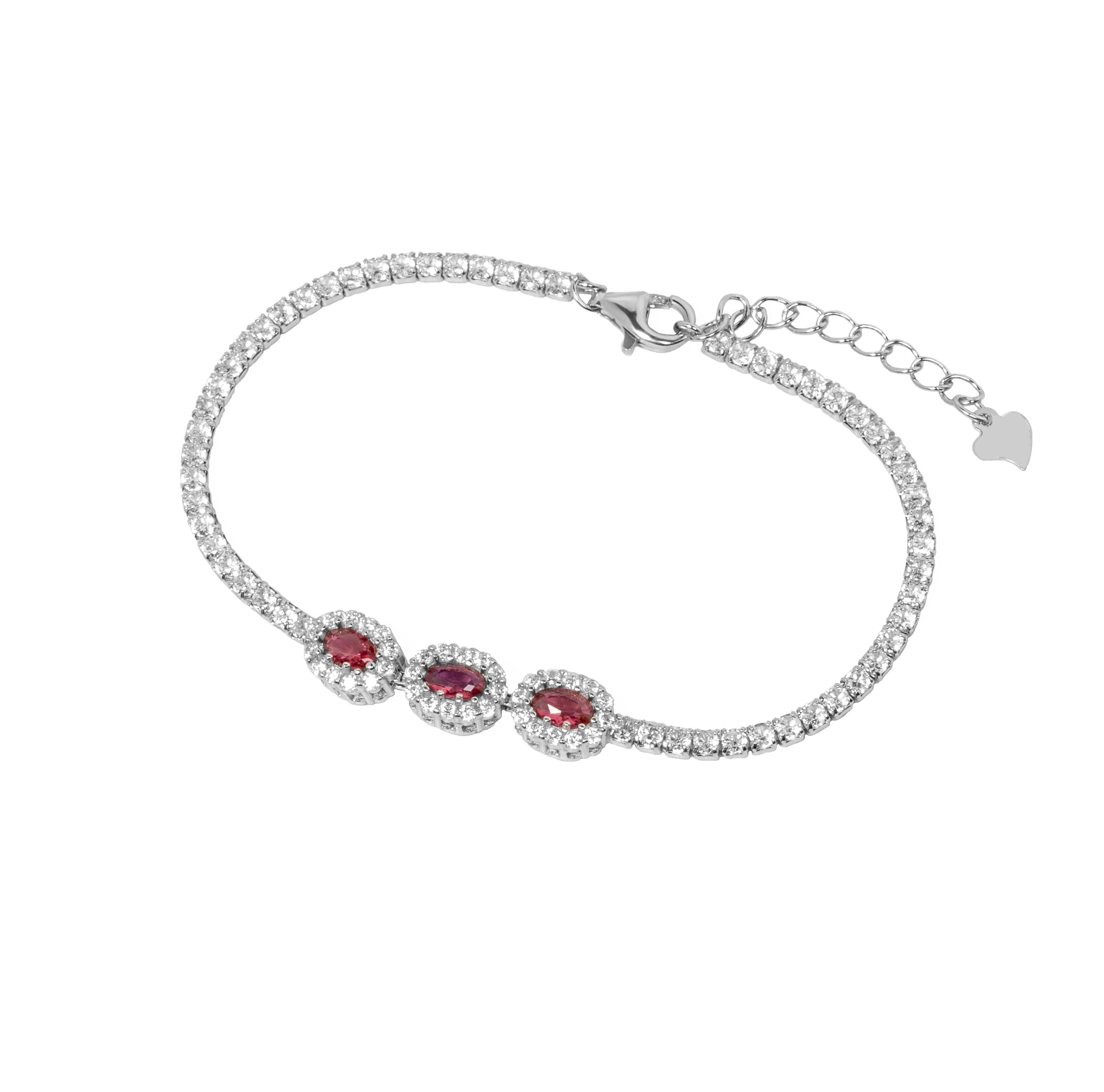 Gemstone Tennis Bracelet