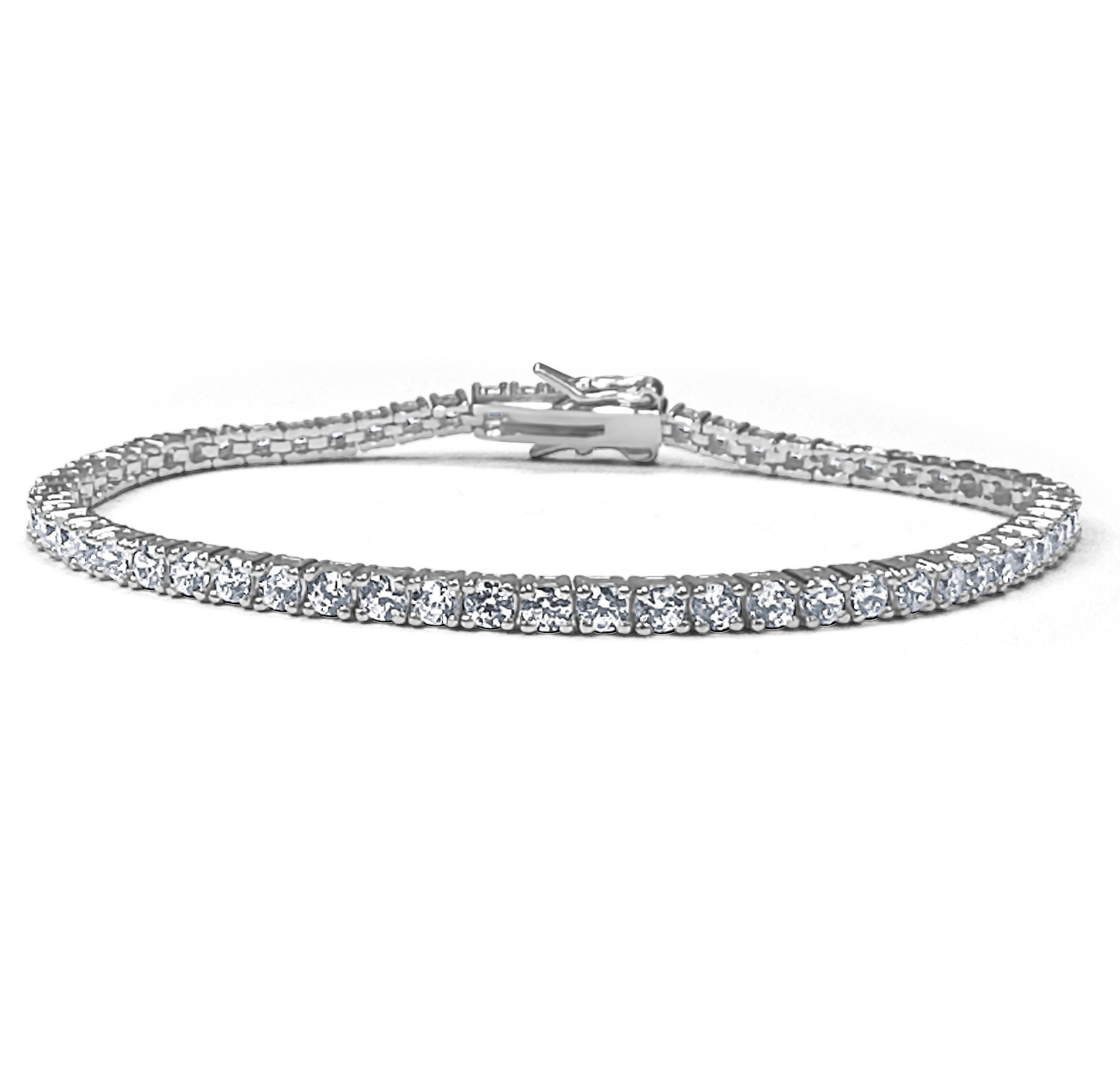 Silver Tennis Bracelet