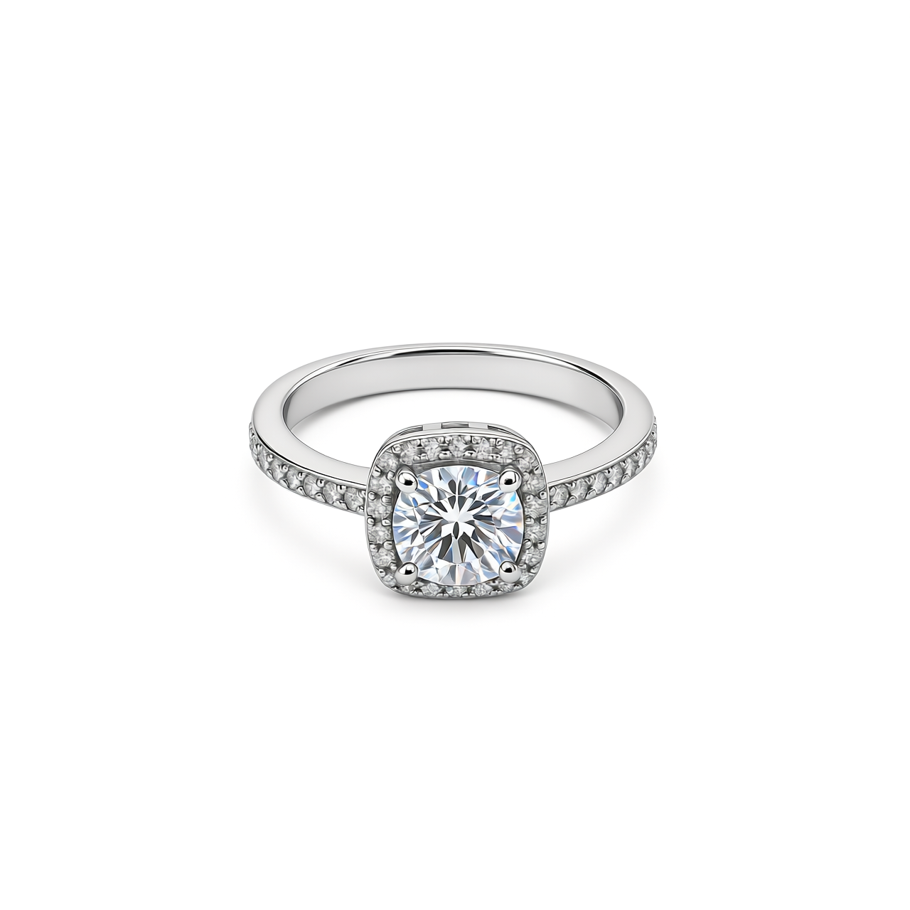 Square Diamond Ring