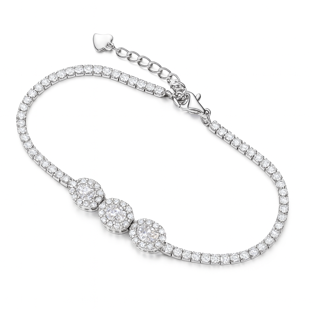 Gemstone Tennis Bracelet